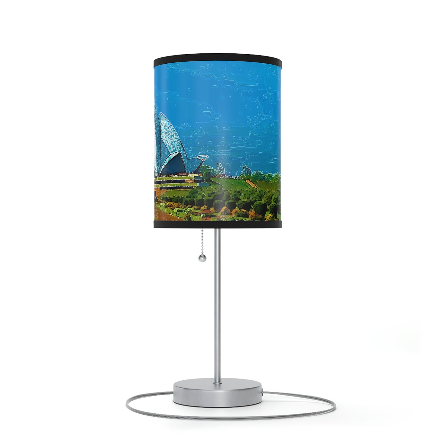 Lamp on a Stand, US|CA plug ... 'Bahai'i House-Of-Worship' ... "Lotus Temple: Delhi, India, 2008" ... Original Works ...