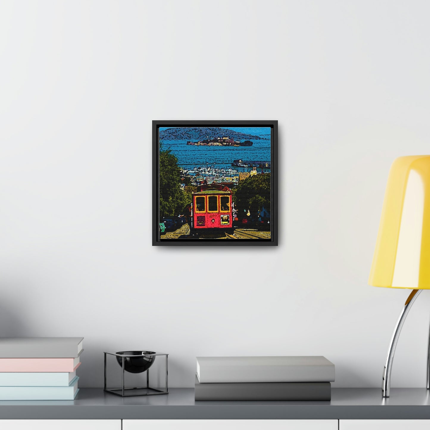 Gallery Canvas Wraps, Square Frame ... San Francisco ... 'A Rice-A-Roni-A-San Francisco Treat' ... "A Cable Car Classic" ... Family Archives: 1973 ... Original Works ...