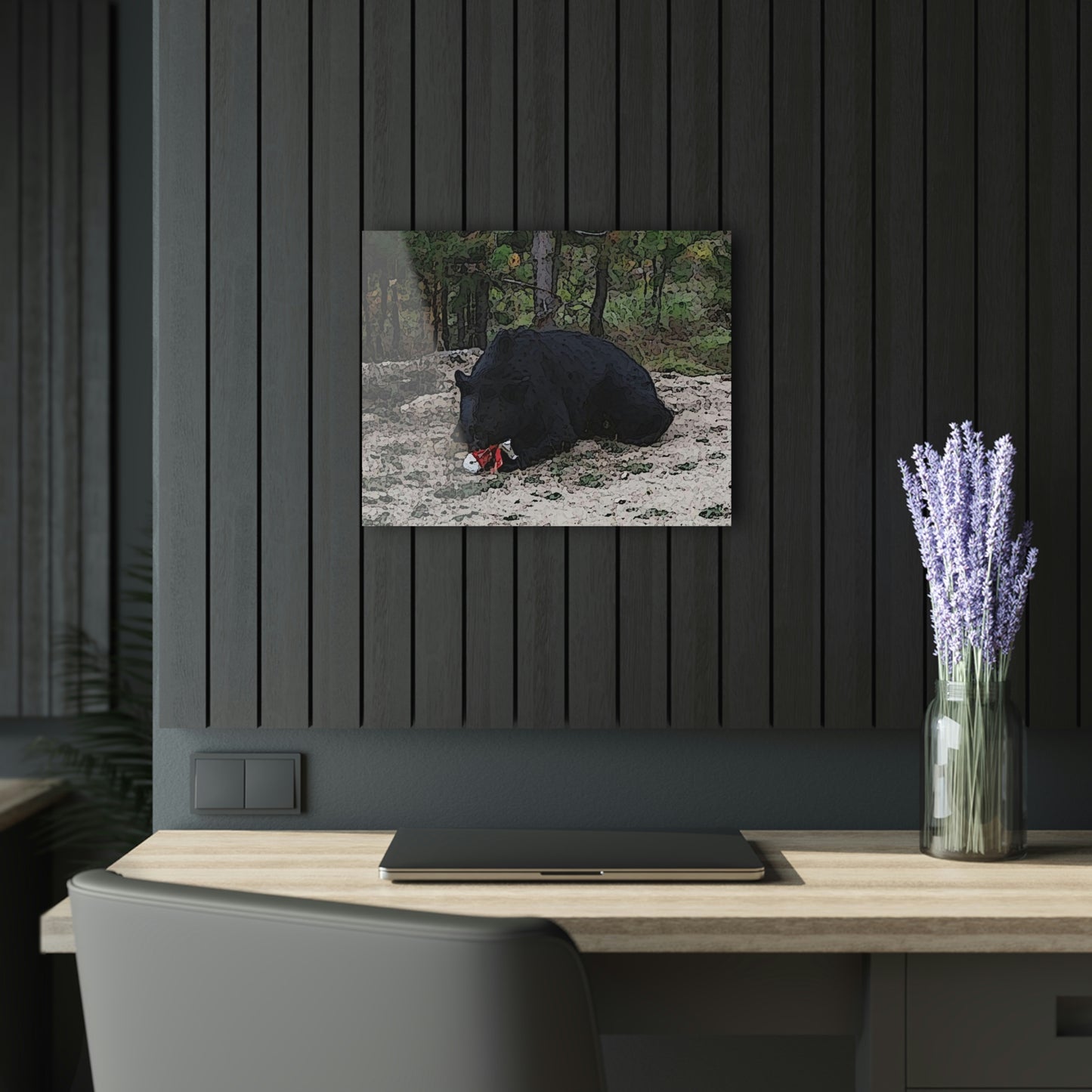 Acrylic Prints (French Cleat Hanging) ... RCY: "Rhett Creek Yogi ... '500 Lbs Of Autumn Season Hunger' ..."  ... September 2022 ... Central Idaho ... Original Works ...