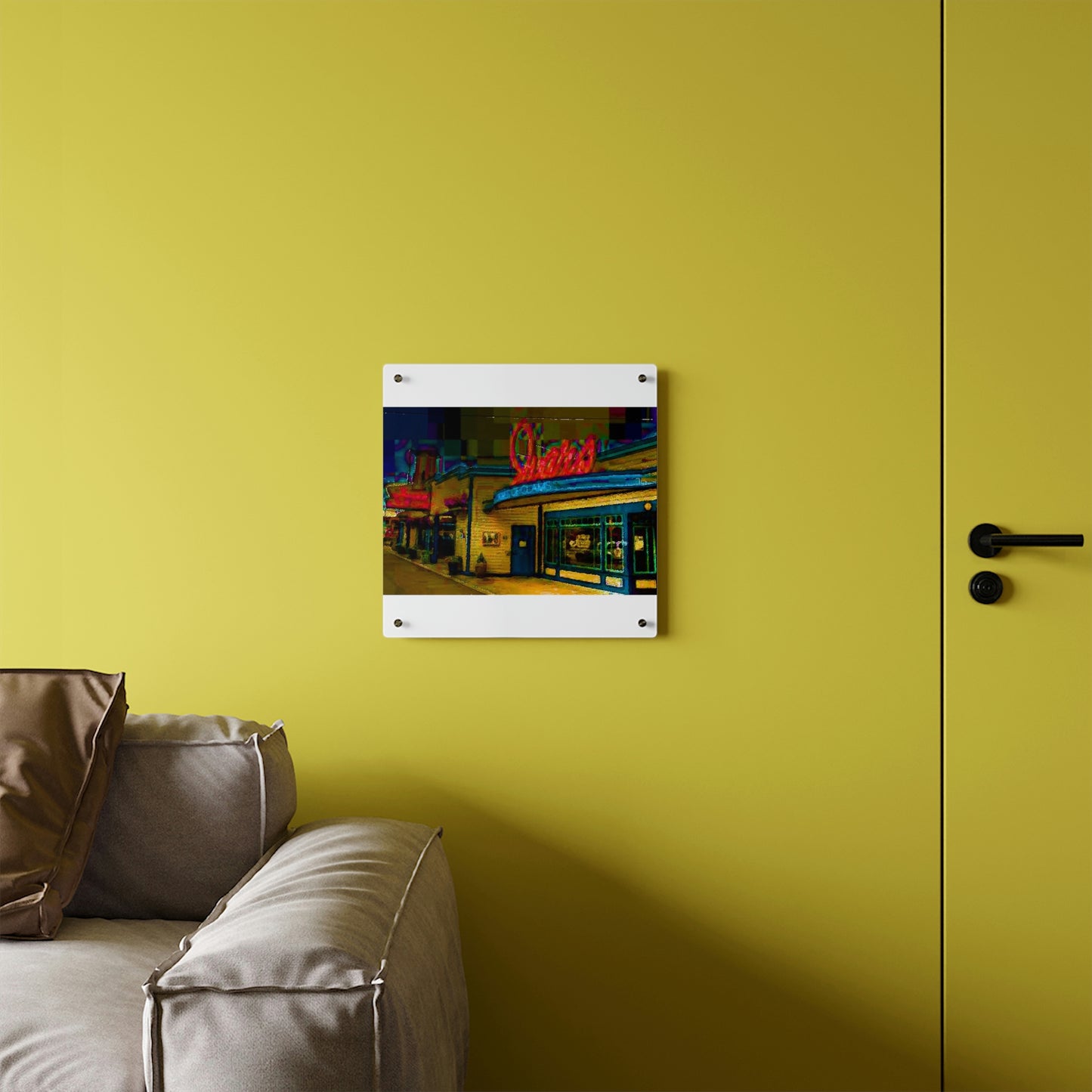 Acrylic Wall Art Panels ...  In-A-Hurry & Stressed? ... Remember: Keep "Clam" ... Clam_Happy ...  'Ivars: Seattle Waterfront' ... Personal Archives ... Original Works ...