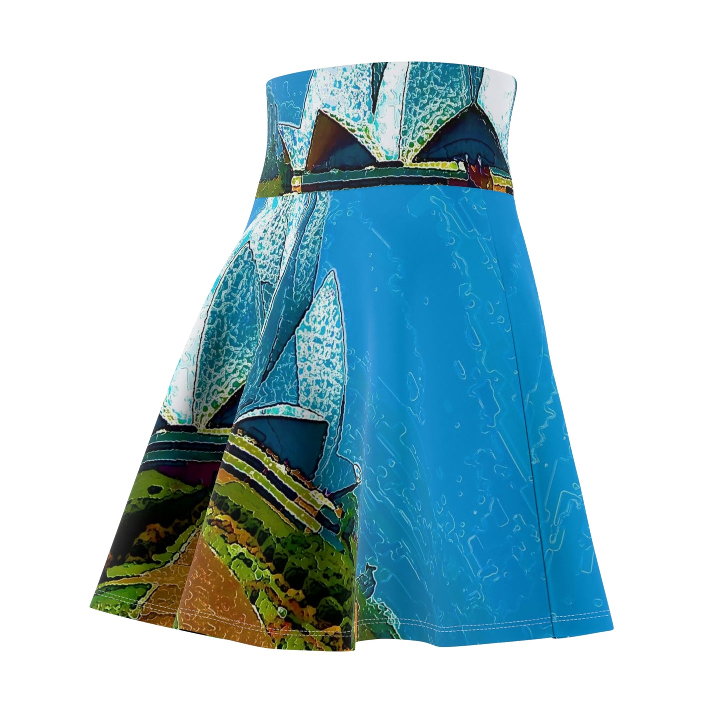 Women's Skater Skirt ... 'Bahai'i House-Of-Worship' ... "Lotus Temple: Delhi, India, 2008" ... Original Works ...