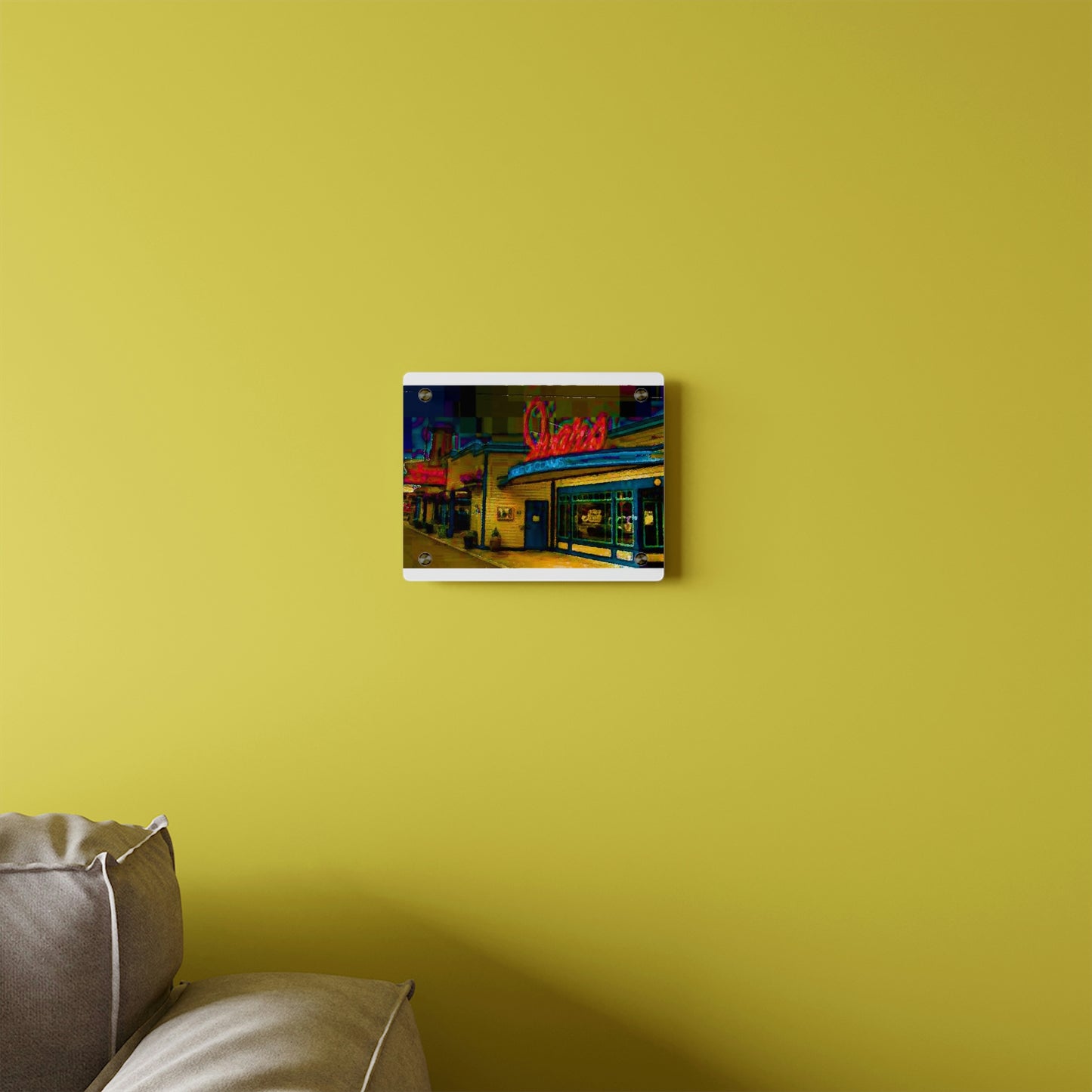 Acrylic Wall Art Panels ...  In-A-Hurry & Stressed? ... Remember: Keep "Clam" ... Clam_Happy ...  'Ivars: Seattle Waterfront' ... Personal Archives ... Original Works ...