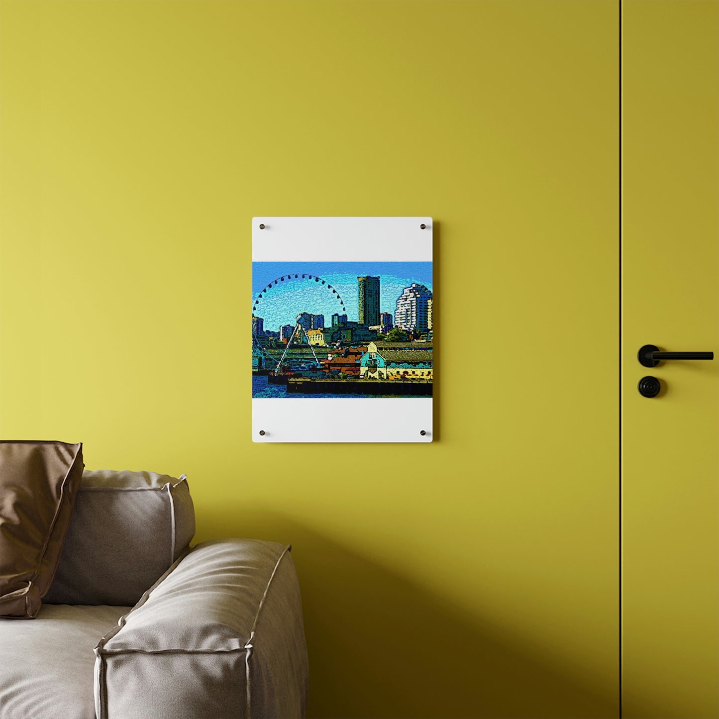 Acrylic Wall Art Panels ... That Classic Wheel ... 'Seattle's Wheel' ... & An Old Classic Waterside Vendors ...  'Family Archives' ... Original Works ...