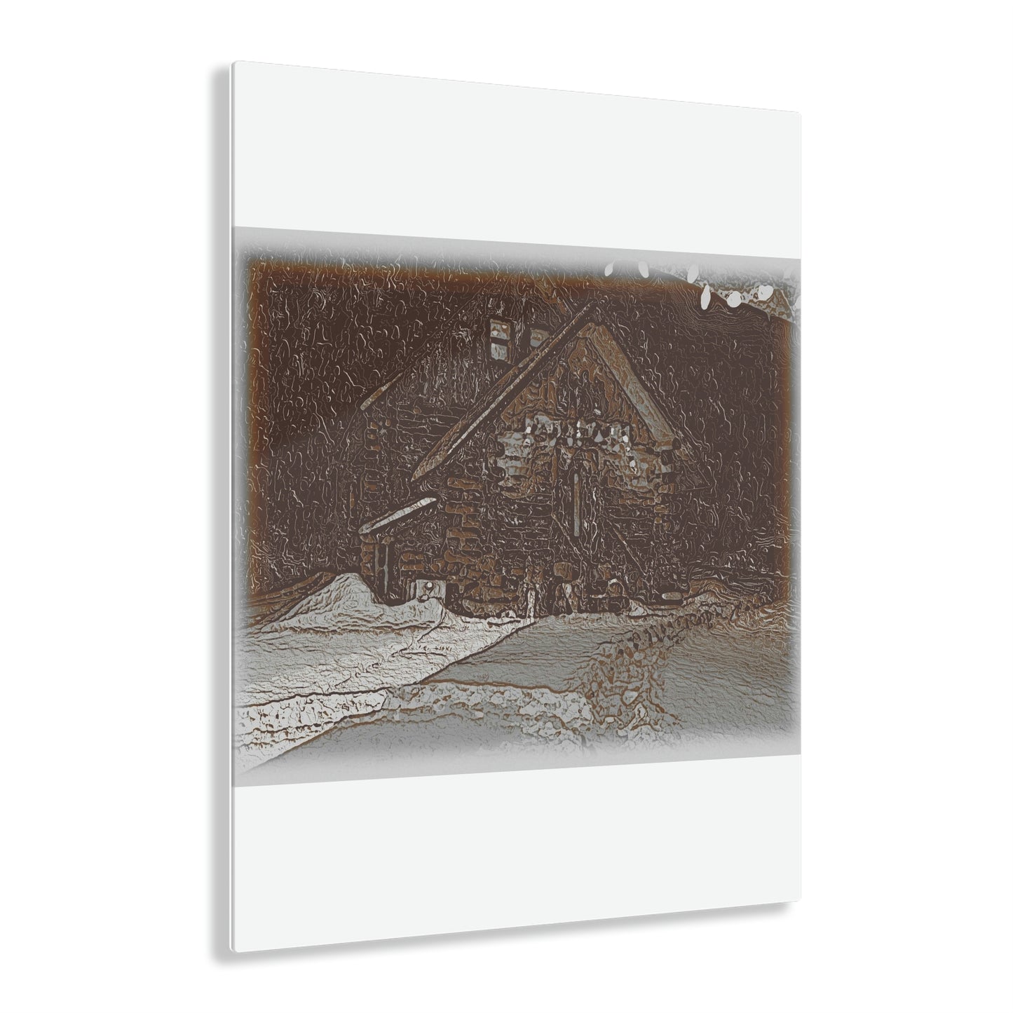 Acrylic Prints ... "A Cold, Snowy, Quiet Morning 'Above-The-Creek' ... " ... Original Works ...