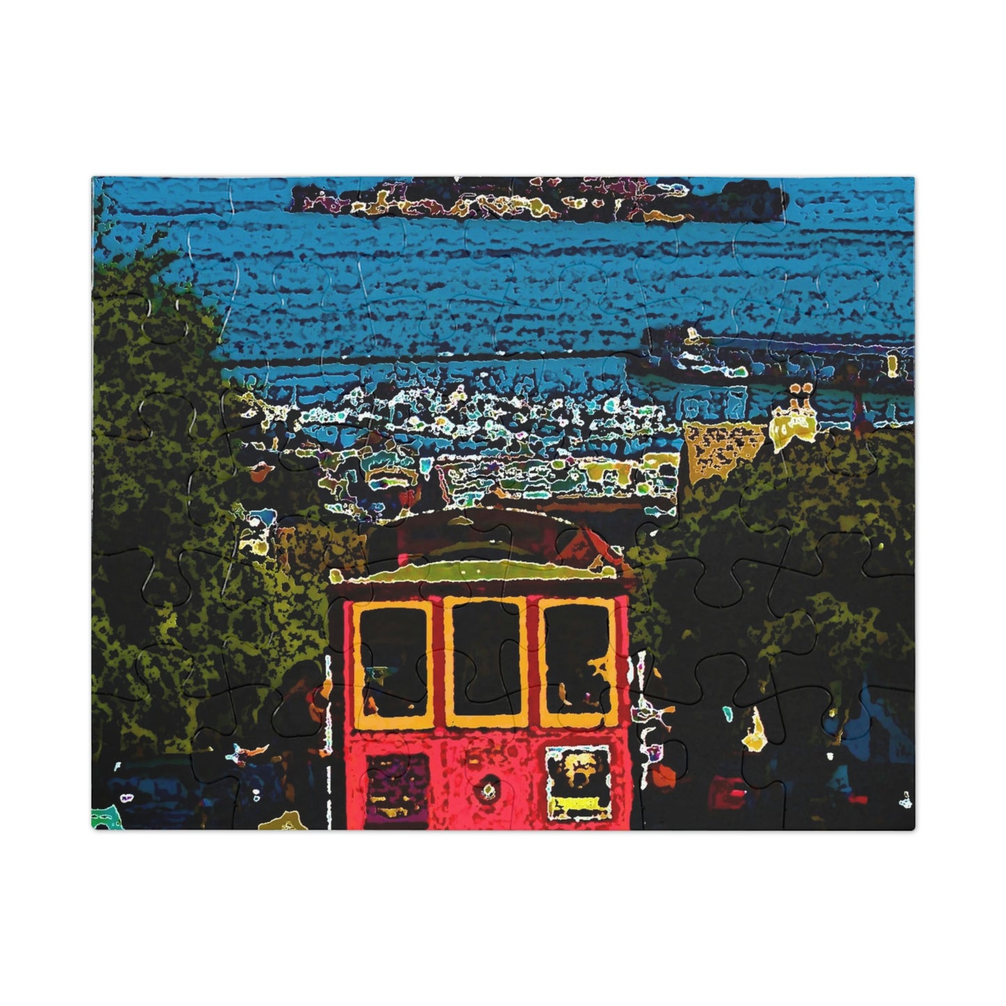 Jigsaw Puzzle (30, 110, 252, 500,1000-Piece) ... San Francisco ... 'A Rice-A-Roni-A-San Francisco Treat' ... "A Cable Car Classic" ... Family Archives: 1973 ... Original Works ...
