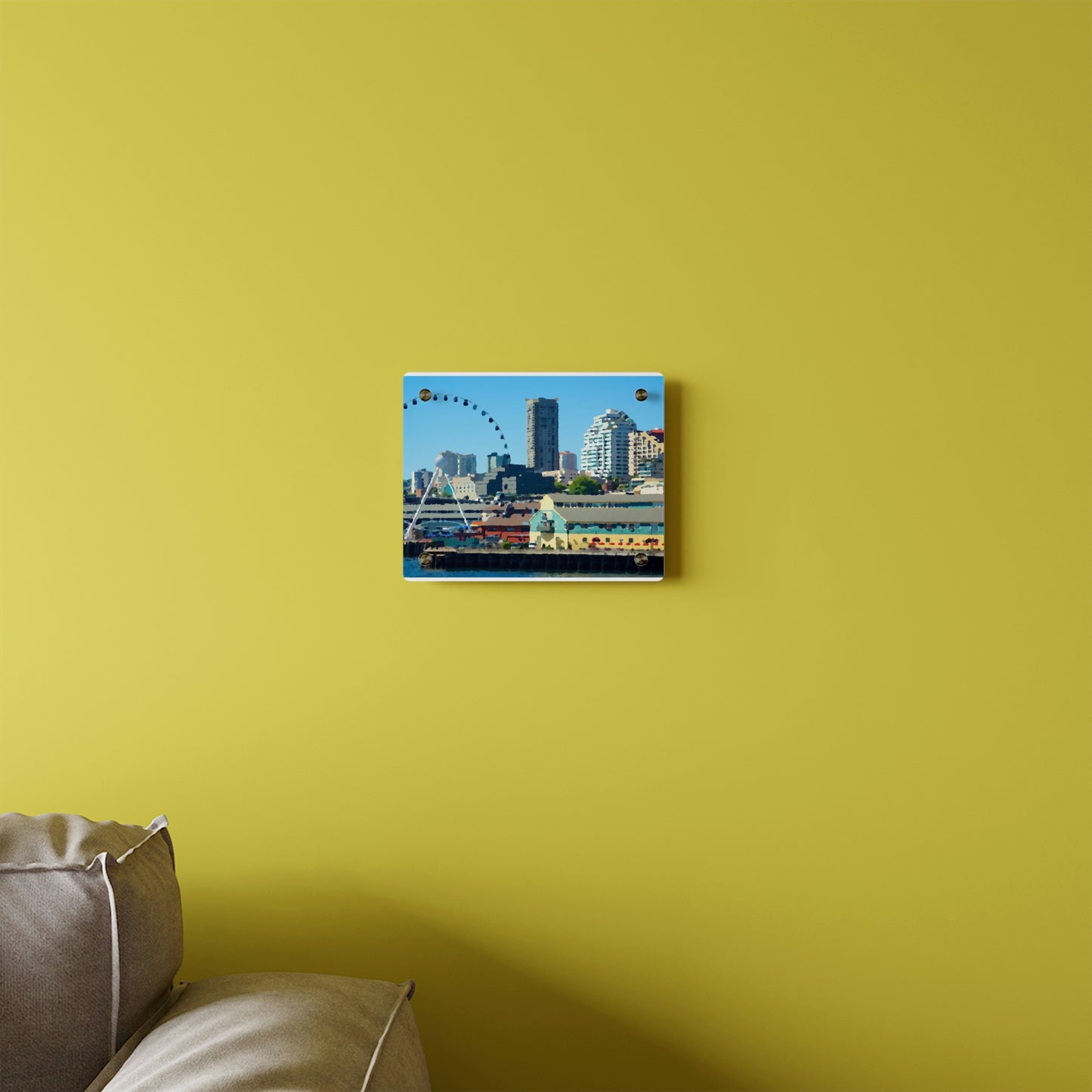 Acrylic Wall Art Panels ... That Classic Wheel ... 'Seattle's Wheel' ... & Old Classic Waterside Vendors ...  'Family Archives' ... Original Works ...