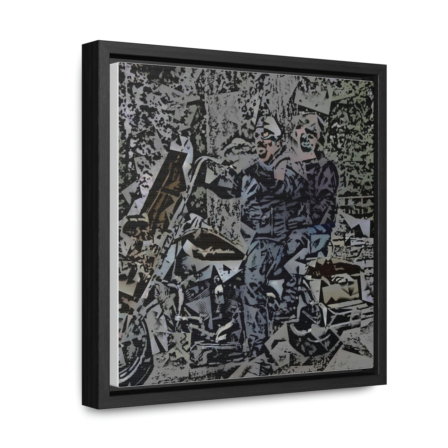 Gallery Canvas Wraps, Square Frame ... The Open Road Beckons ... "Harley 'D' Yearnings ..."  Original Works ...