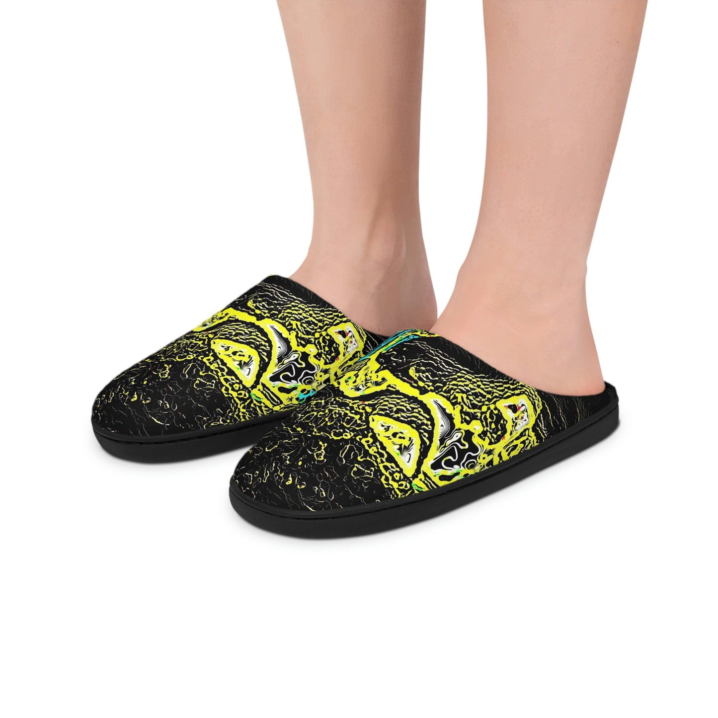 Men's Indoor Slippers ... "Snow Vehicle In Snow Storm At-Rest" ... Circa 12Mar23 ... Central Idaho ... 18-Hours Rendering Time: Original Works ...