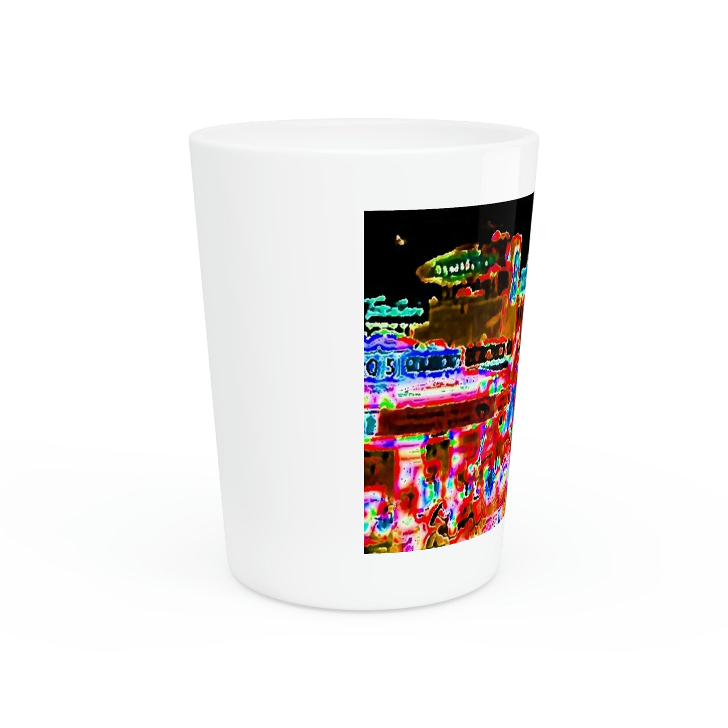Shot Glass ... "No.9 Fishermen's Grotto - Fishermen's Wharf, SF, California" ... Family Archives: 1970's ... Original Works ...