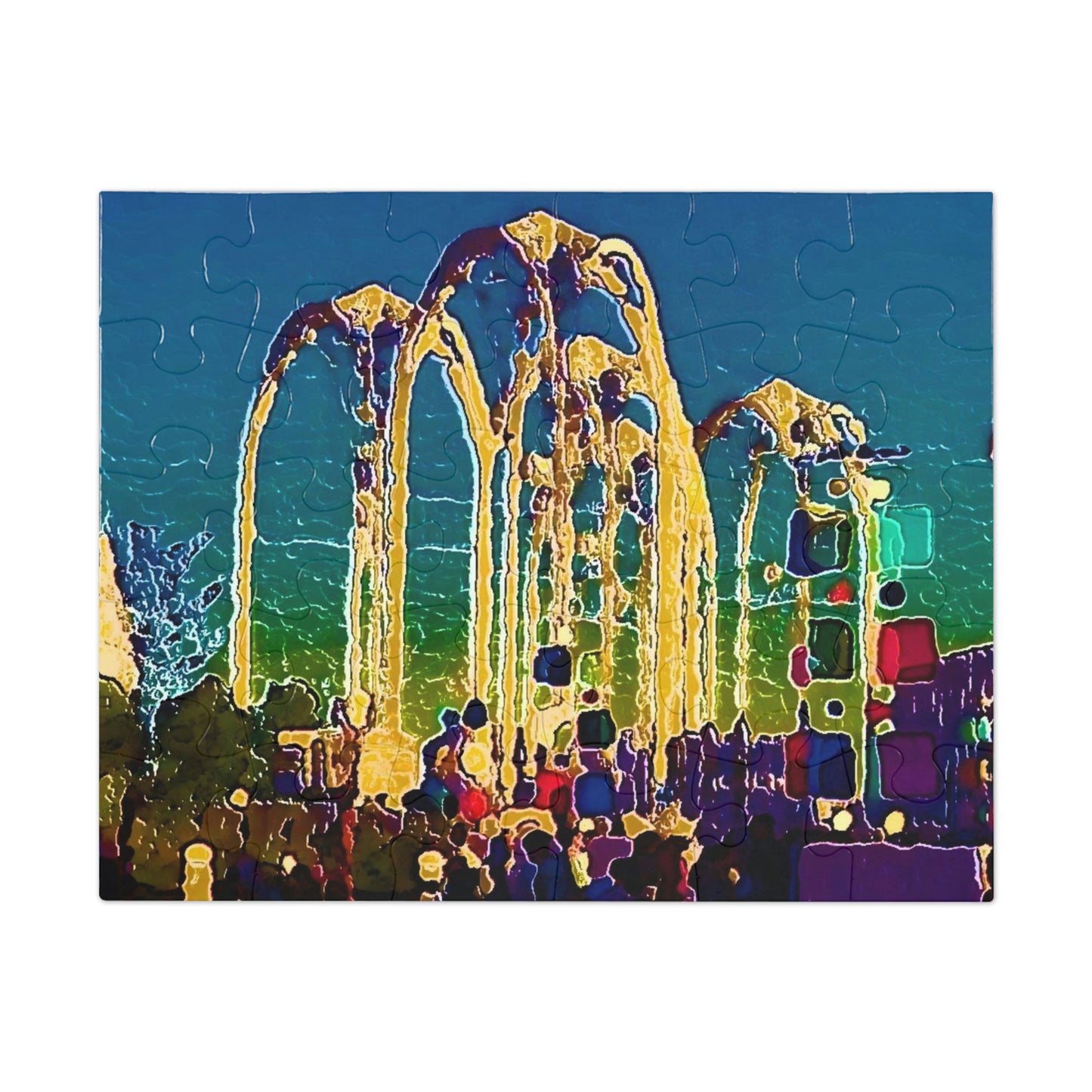 Jigsaw Puzzle (30, 110, 252, 500,1000-Piece) ... "Arches 'Like-No-Other' ... " Seattle World's Fair: 1962. A Family Original ...