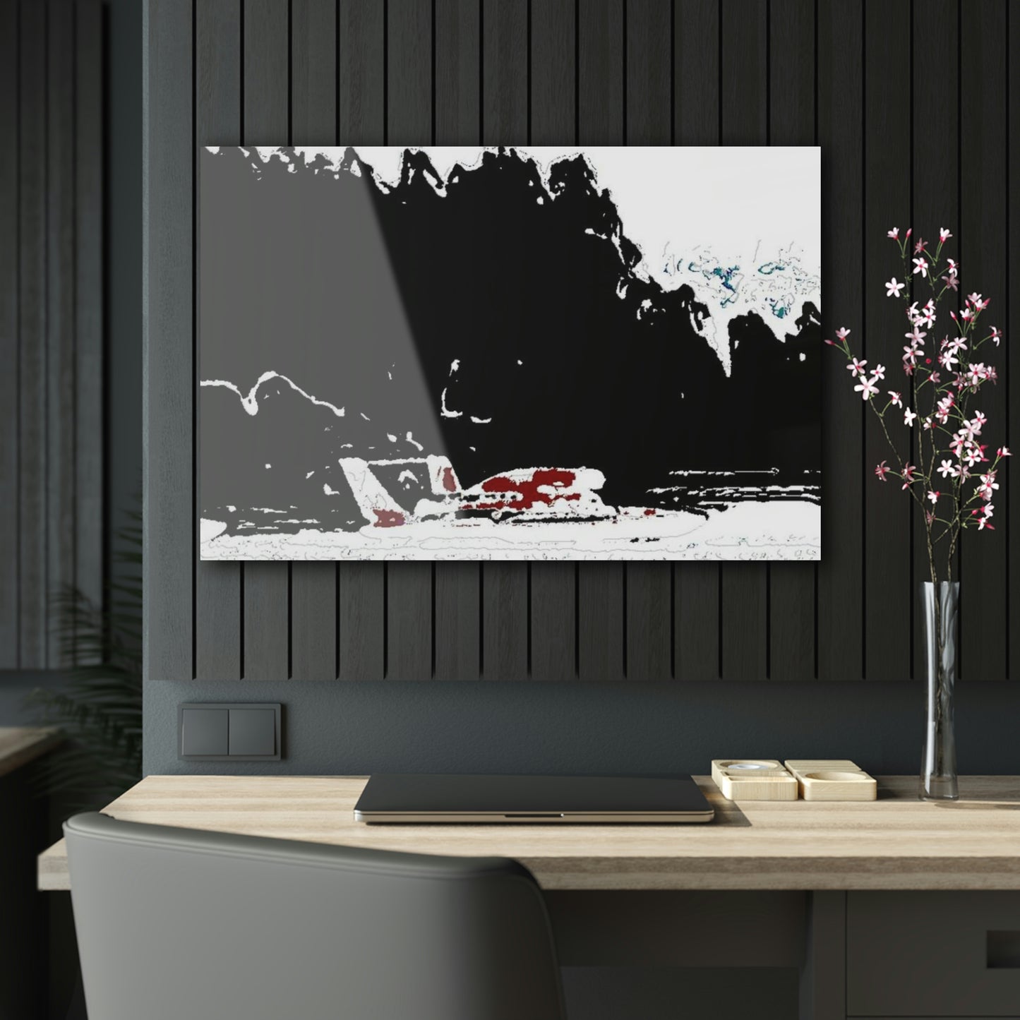 Acrylic Prints ... Seattle Columbia Cup On Lake Washington ... "Dave Wilcox Heads For The Win" ... Associate Gift-Photo ... Original Works ...