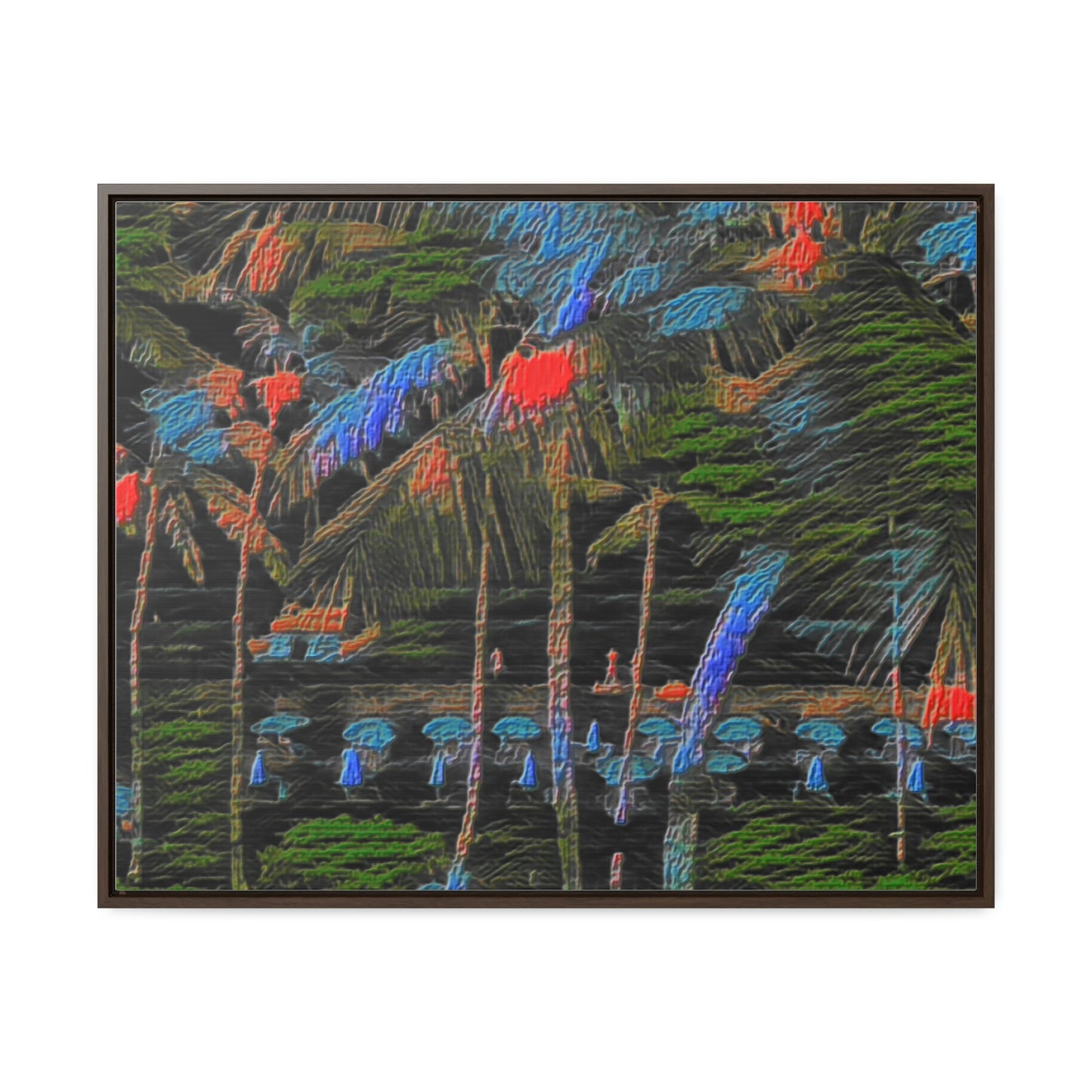 Gallery Canvas Wraps, Horizontal Frame ... "The Royal Hawai'ian: Waikiki Beach_Beach" ... Honolulu, HI ... Ocotber 2014 (Halloween) ... Original Works ...