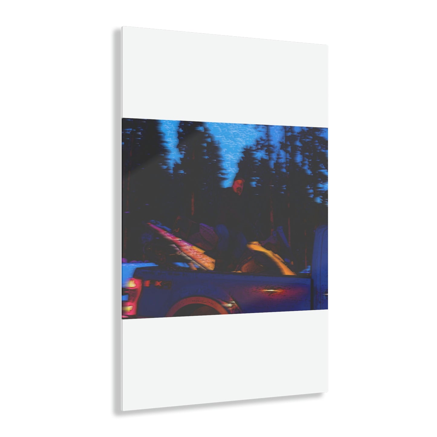 Acrylic Prints ... Two Modes Of Winter Transportation ... "Which One To Drive Next?" ... Choices-Choices-Choices ... Circa 4Jan23 ... Original Works ...