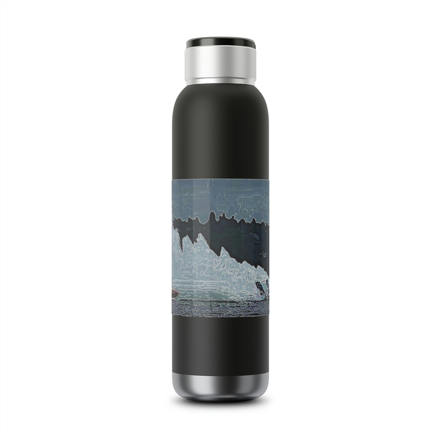 Soundwave Copper Vacuum Audio Bottle 22oz ... Seattle Columbia Cup On Lake Washington ... "Dave Wilcox Heads For The Win" ... Associate Gift-Photo ... Original Works ...