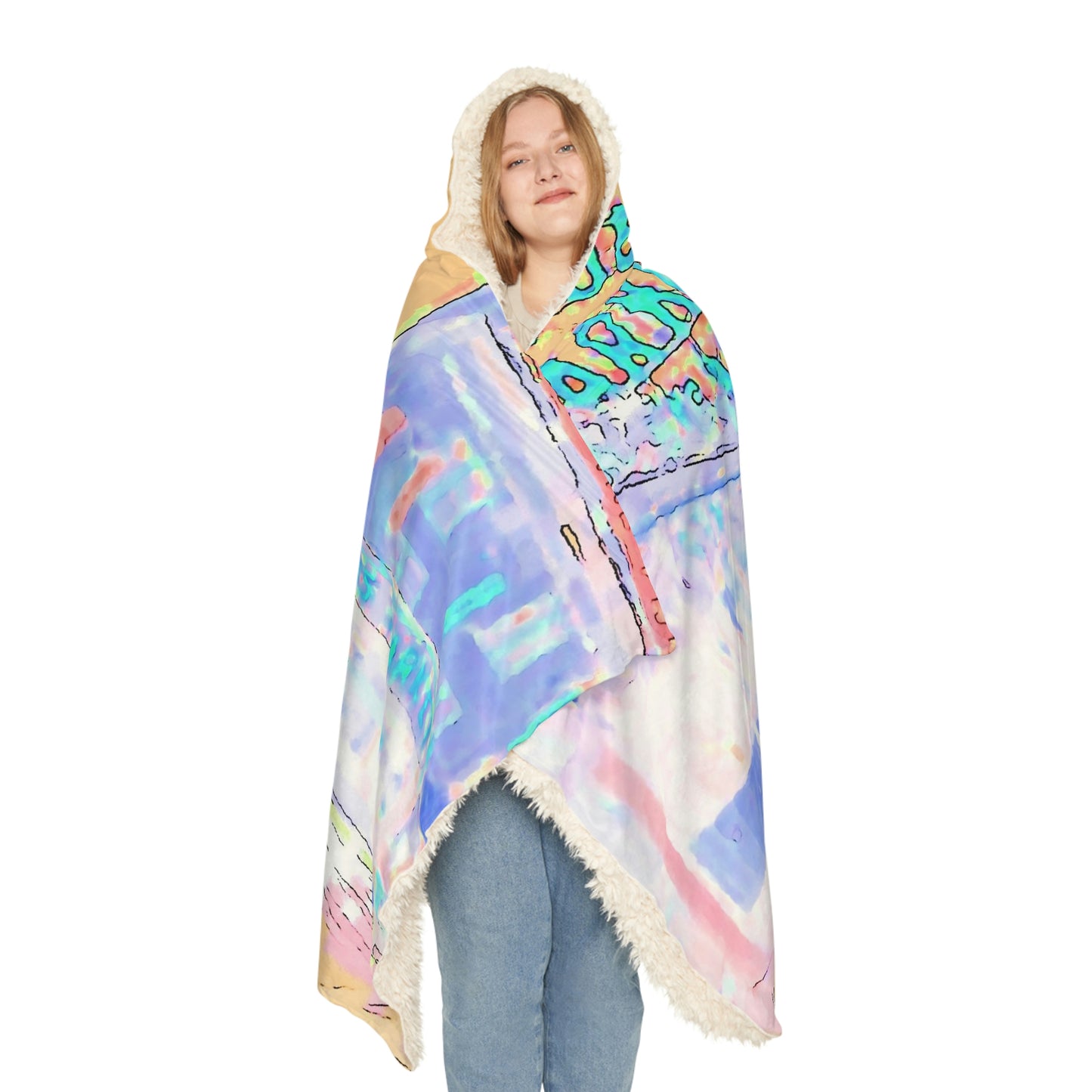 Snuggle Blanket ... Be Warm ... 'Whilst' ... At PPM: Pike Place Market ... "Enjoying That World Famous Hot Cup Of Maket Spice Tea" ...