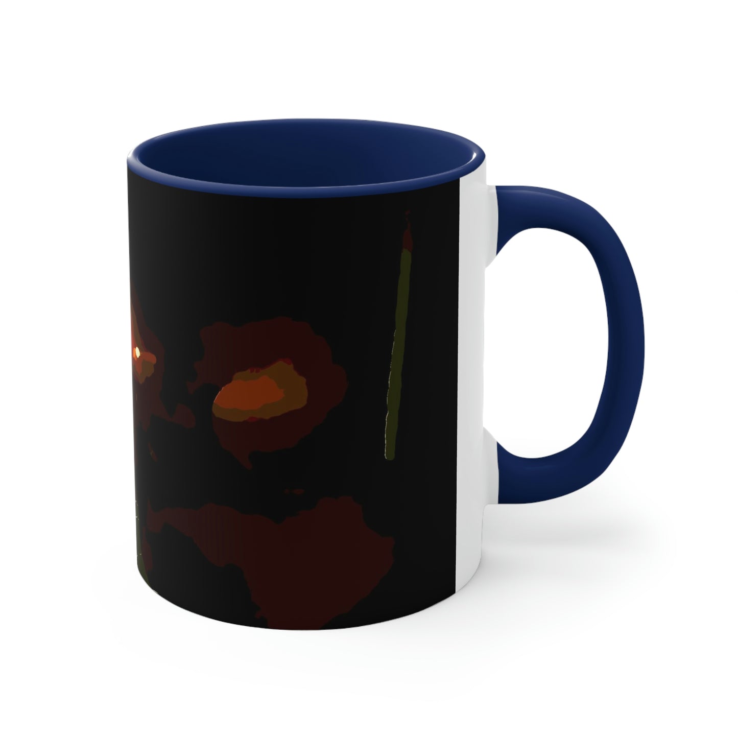 Accent Coffee Mug, 11oz ... Ruger .357 Magnum Early-Morning-Target-Practice ... 'Circa April 2022' ... Original Works ...
