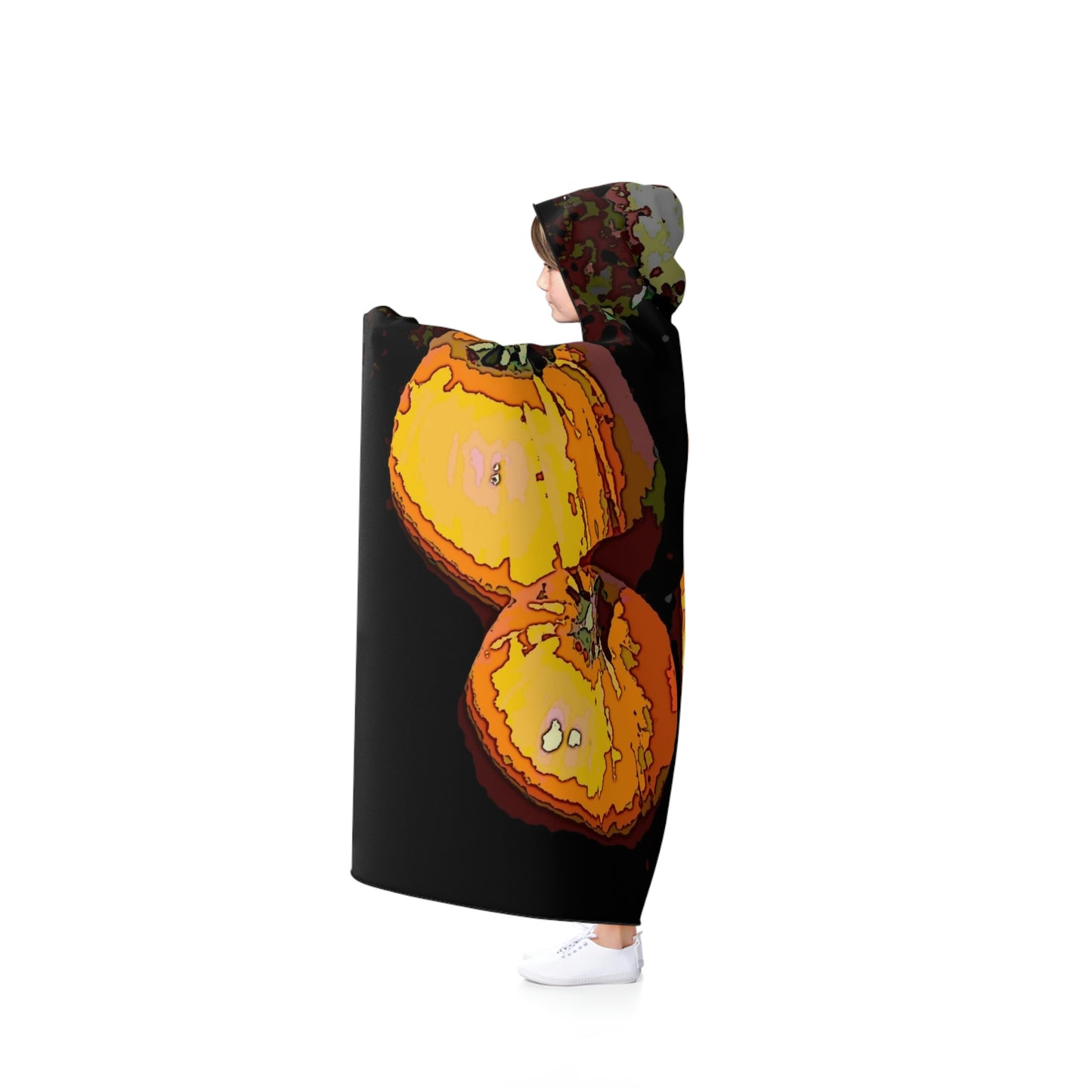 Hooded Blanket ... Halloween - Pumpkins - 'Trick-Or-Treat' ... More Than a Season ... "Its A Feeling & Celebration Of Life" ...