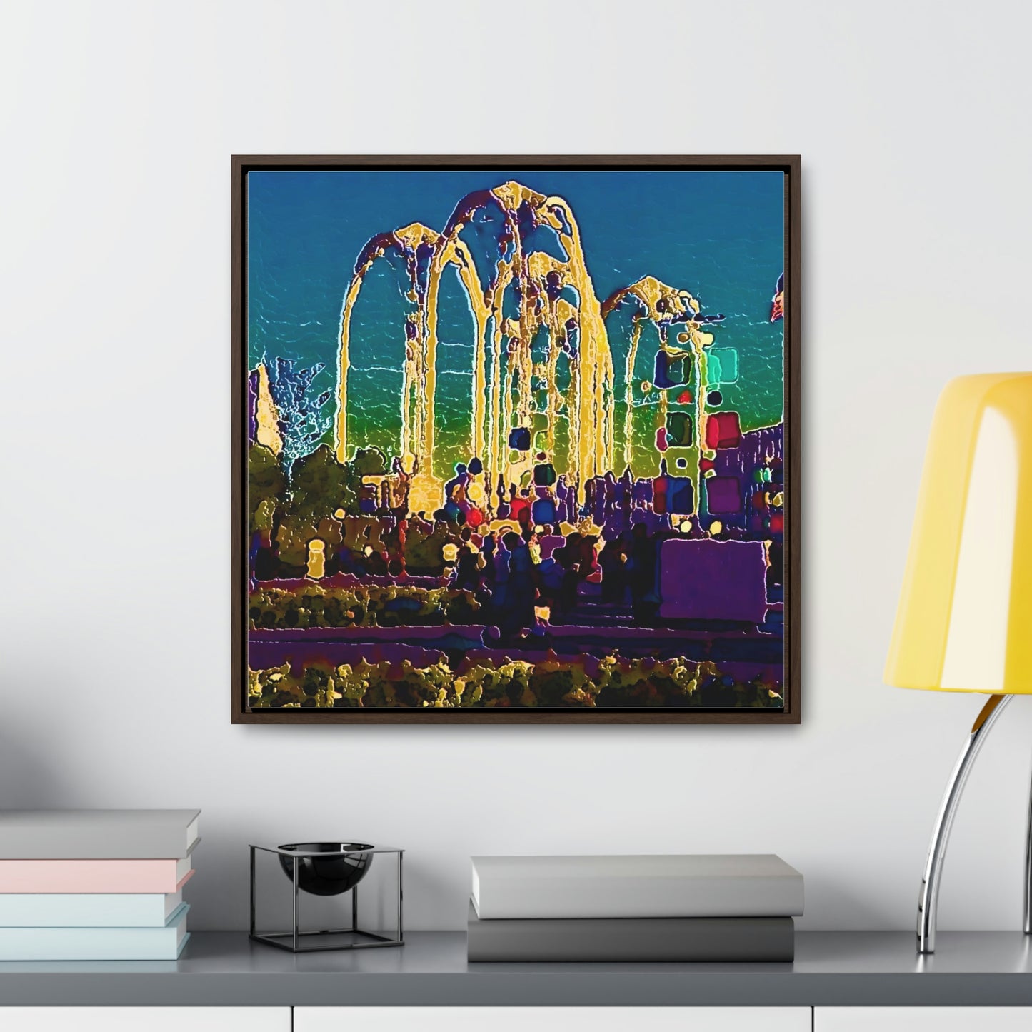 Gallery Canvas Wraps, Square Frame ... "Arches 'Like-No-Other' ... " Seattle World's Fair: 1962. A Family Original ...