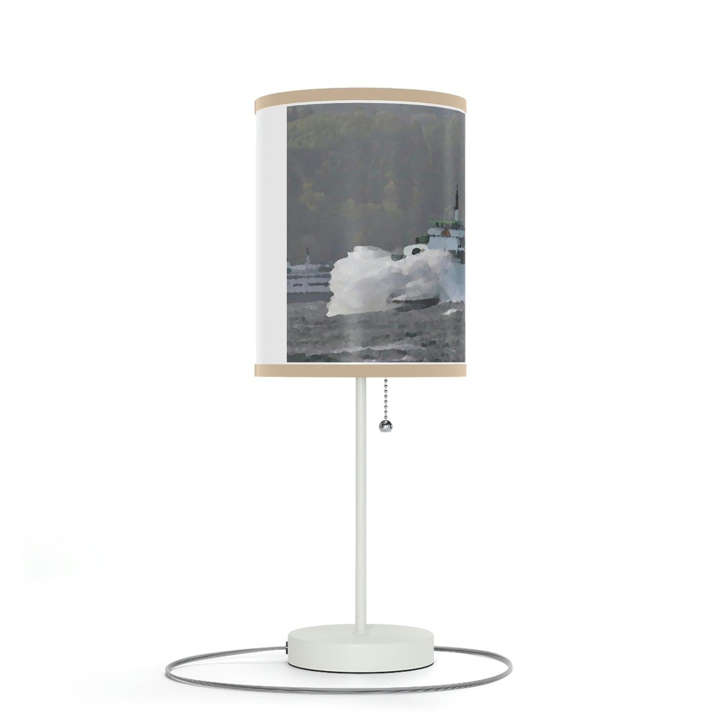 Lamp on a Stand, US|CA plug ... WADOT Ferry Crossing ... "A Very Rough Day" ... Mulkiteo Route ... Family Archives ... Early 1990's' ... Original Works ...