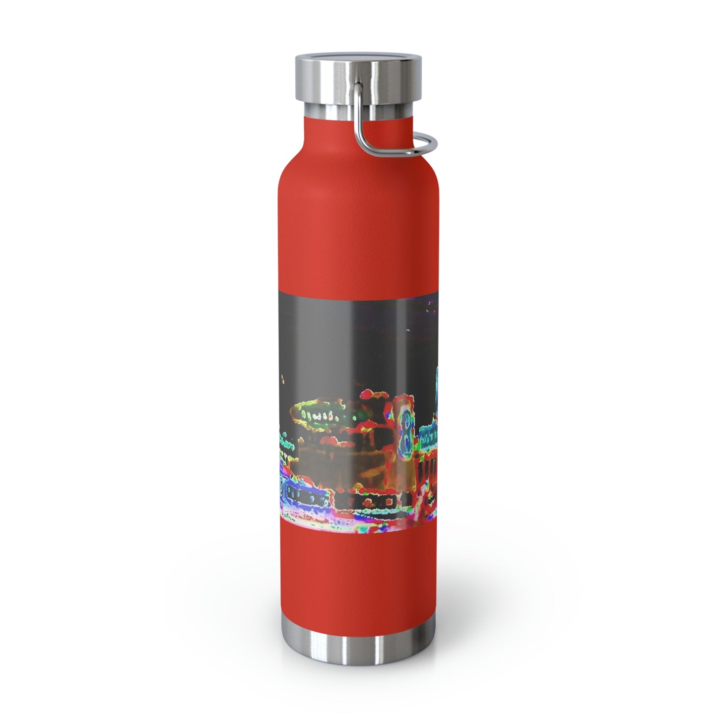 Copper Vacuum Insulated Bottle, 22oz ... "No.9 Fishermen's Grotto - Fishermen's Wharf, SF, California" ... Family Archives: 1970's ... Original Works ...