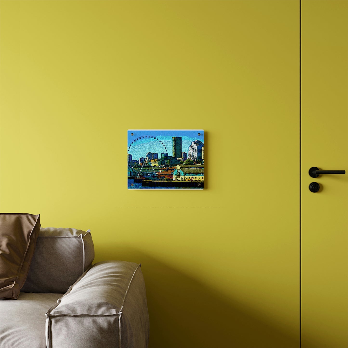 Acrylic Wall Art Panels ... That Classic Wheel ... 'Seattle's Wheel' ... & An Old Classic Waterside Vendors ...  'Family Archives' ... Original Works ...