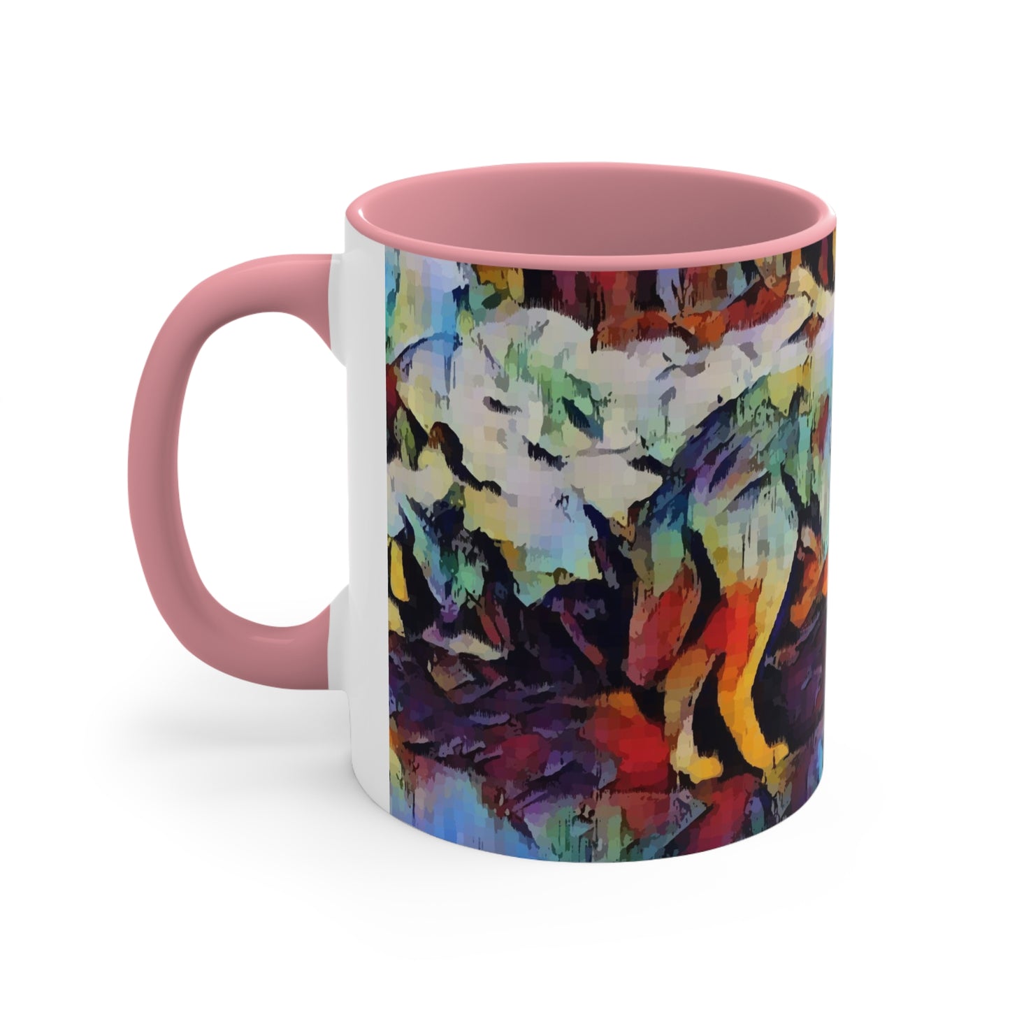 Accent Coffee Mug, 11oz ... Coyote ... "Yosemite Valley: Circa May23 ... KPH Base Photo" ... Original Works ...