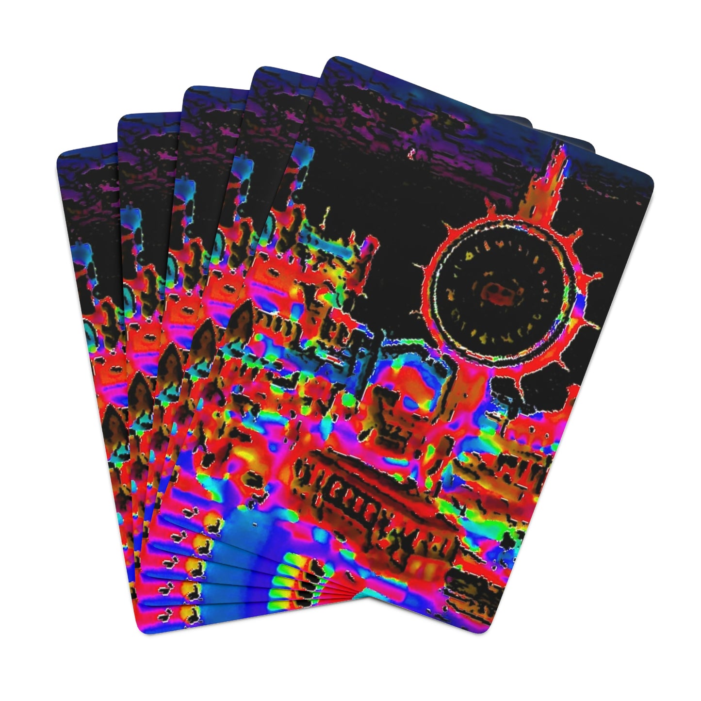 Custom Poker Cards ... "No.9 Fishermen's Grotto - Fishermen's Wharf, SF, California" ... Family Archives: 1970's ... Original Works ...
