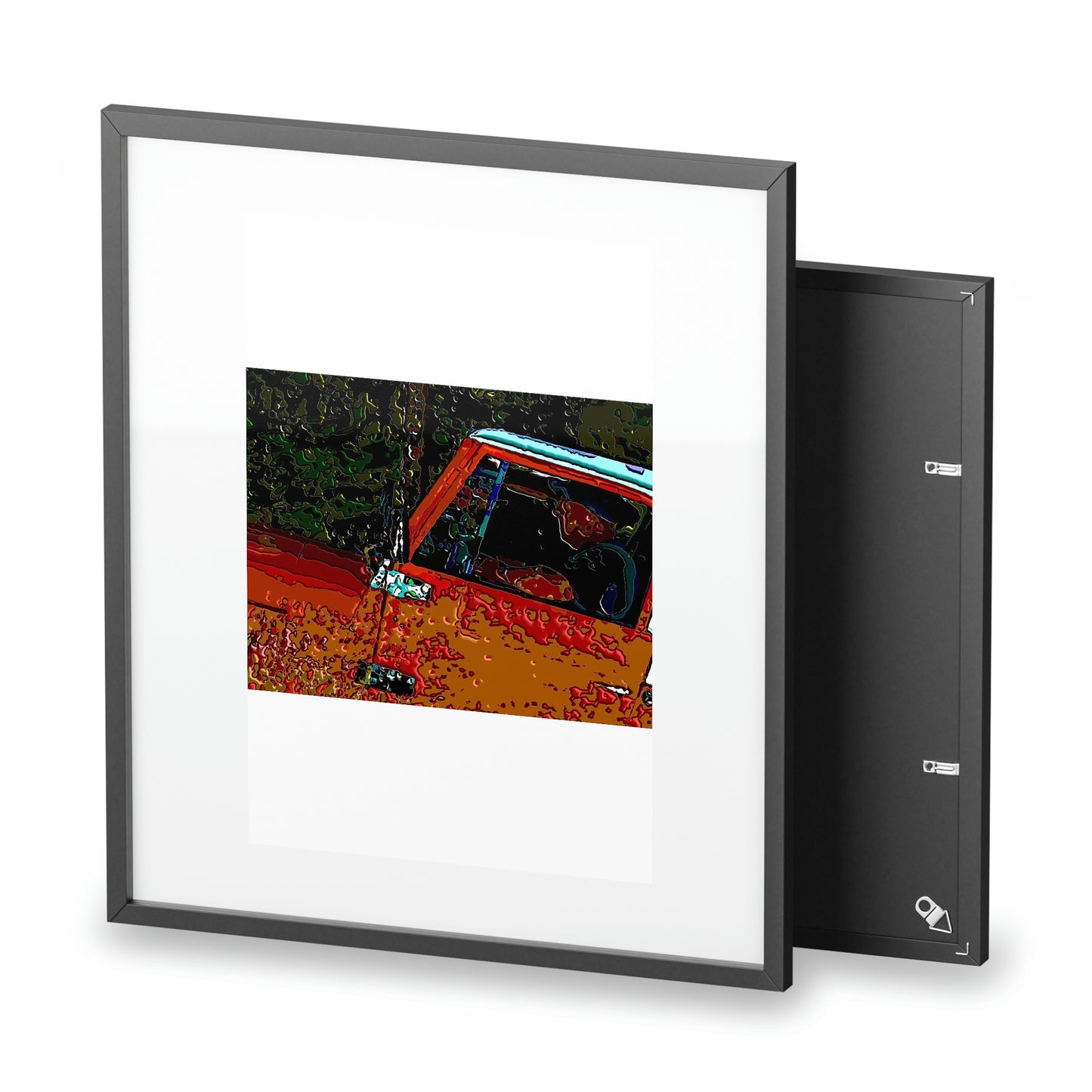 Framed Posters, Matte ... How-To-Drive-Idaho's-Mountain_Roads ... "Like A Professional" ... "Truckin' Like The Doo-Dah-Man" ...