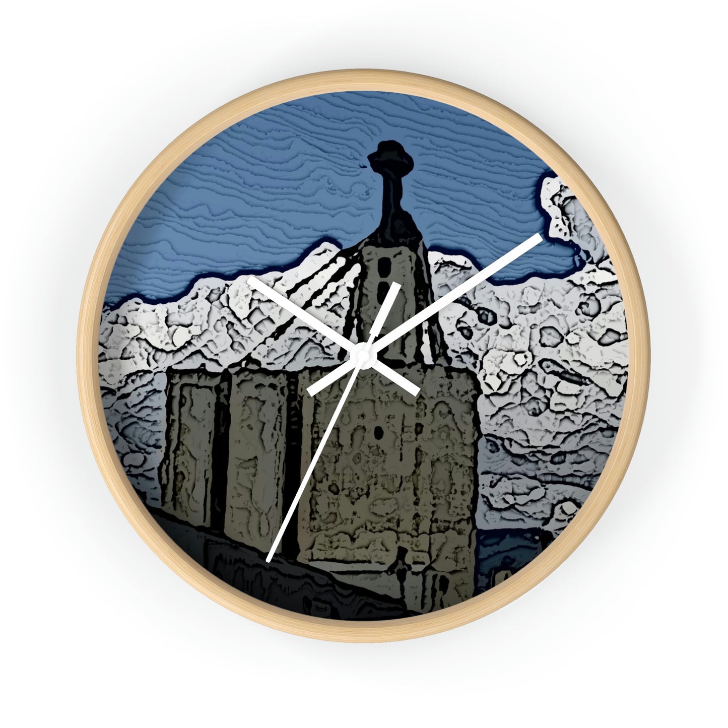 Wall clock ... "ICP: Idaho County Propane ... 'Production Facilities Grangeville, Idaho' ... "  Original Works: Rendering Time: 10 Hours ...