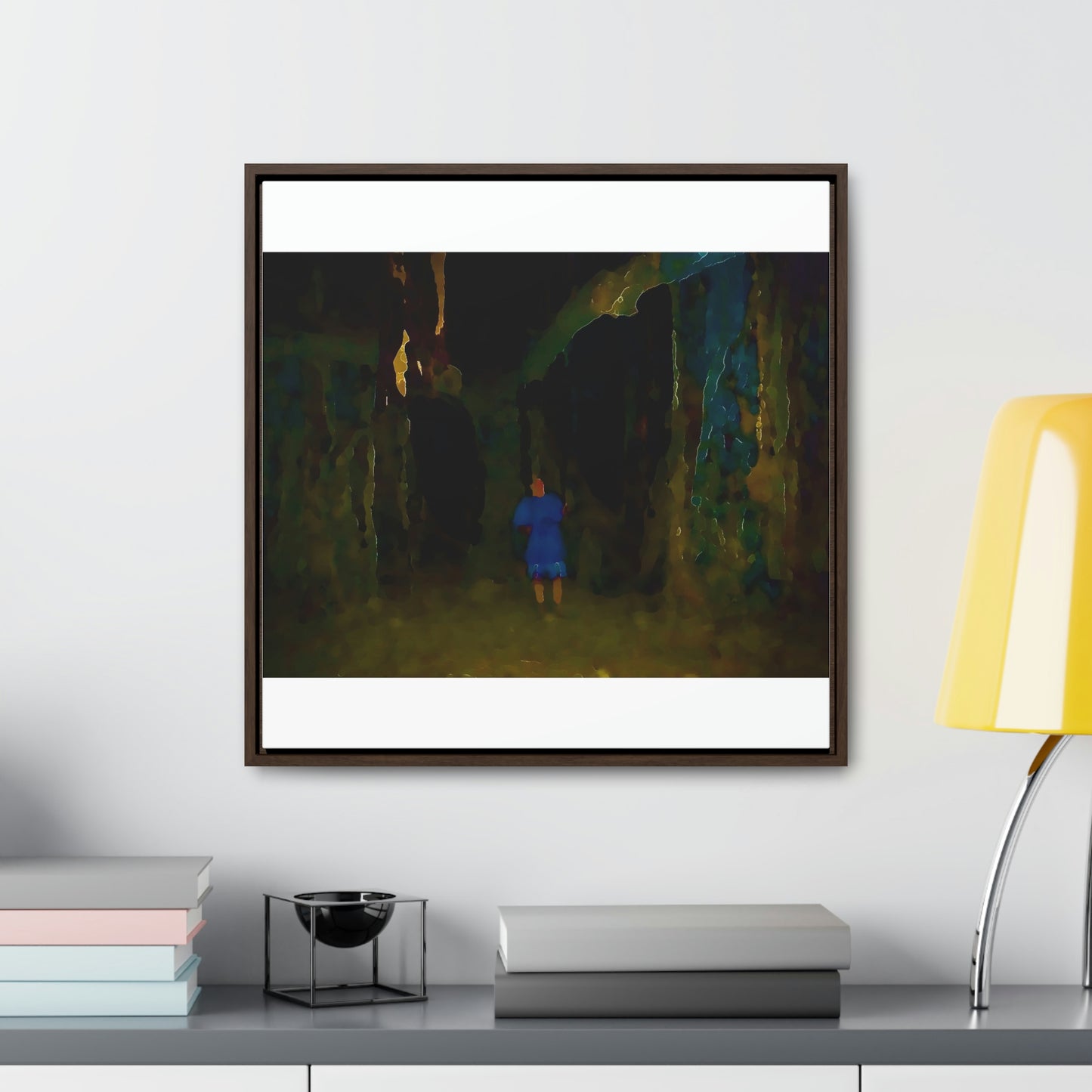 Gallery Canvas Wraps, Square Frame ... Jesuit Philosophy ... "In The Polynesian Banyans ..."