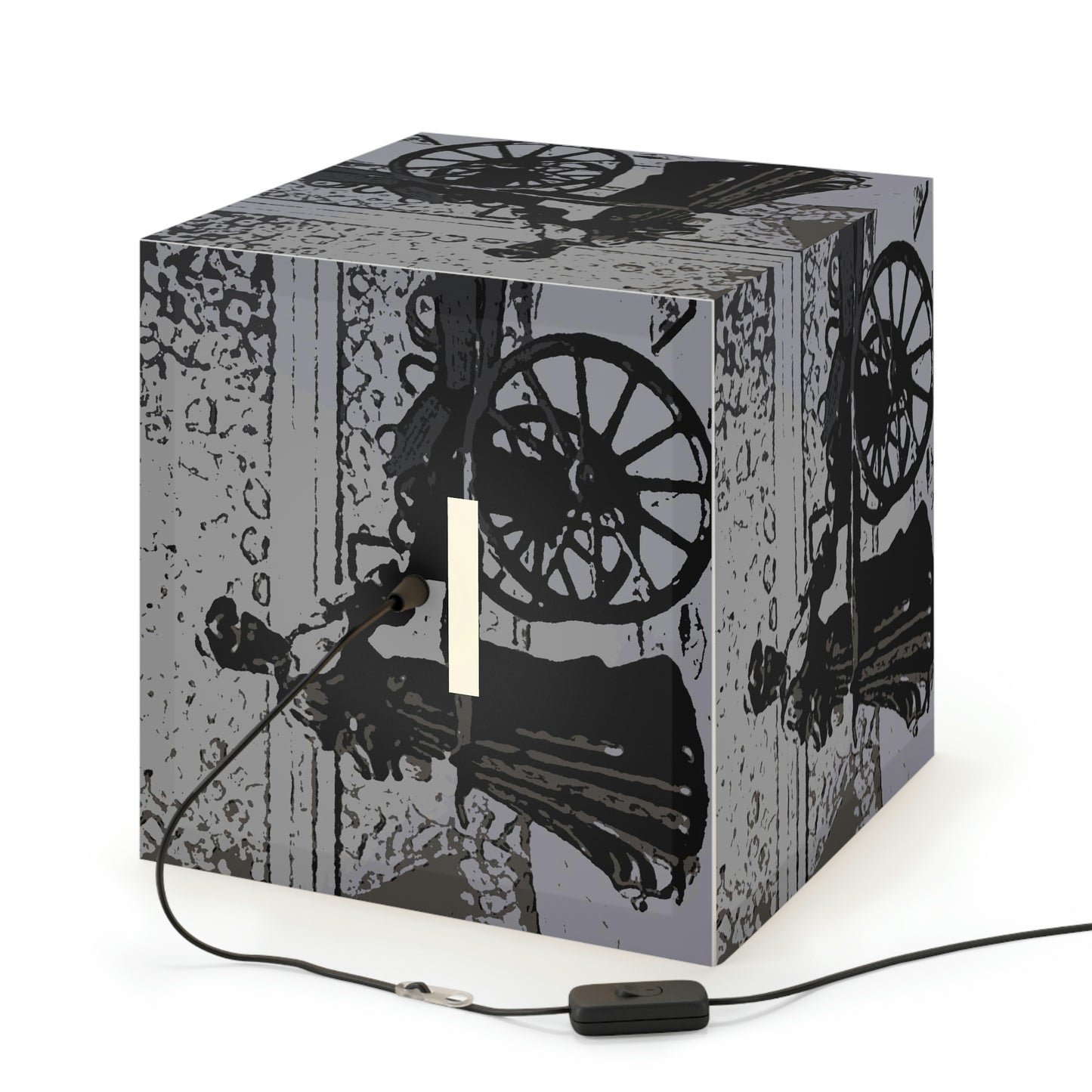 Light Cube Lamp ... Dublin's "Molly Malone Along Grafton Street" ... Cryin' Cockels & Muscles Alive-Alive-Oh ... Circa 2003 ... Original Works ...