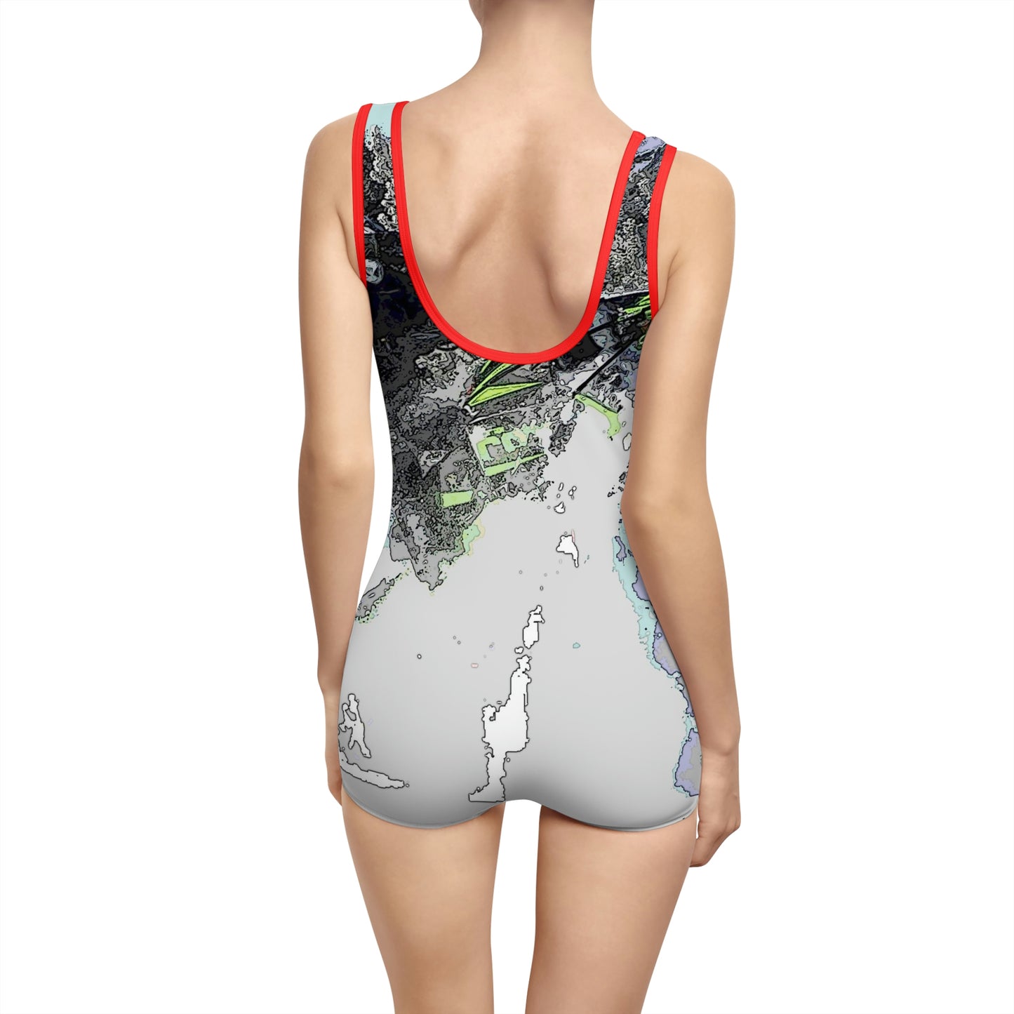 Women's Vintage Swimsuit ... Come Fly With The Professionals ... CIP-Airways ... 'Getting-Er-Done' ... Original Works ... December 2022 ...