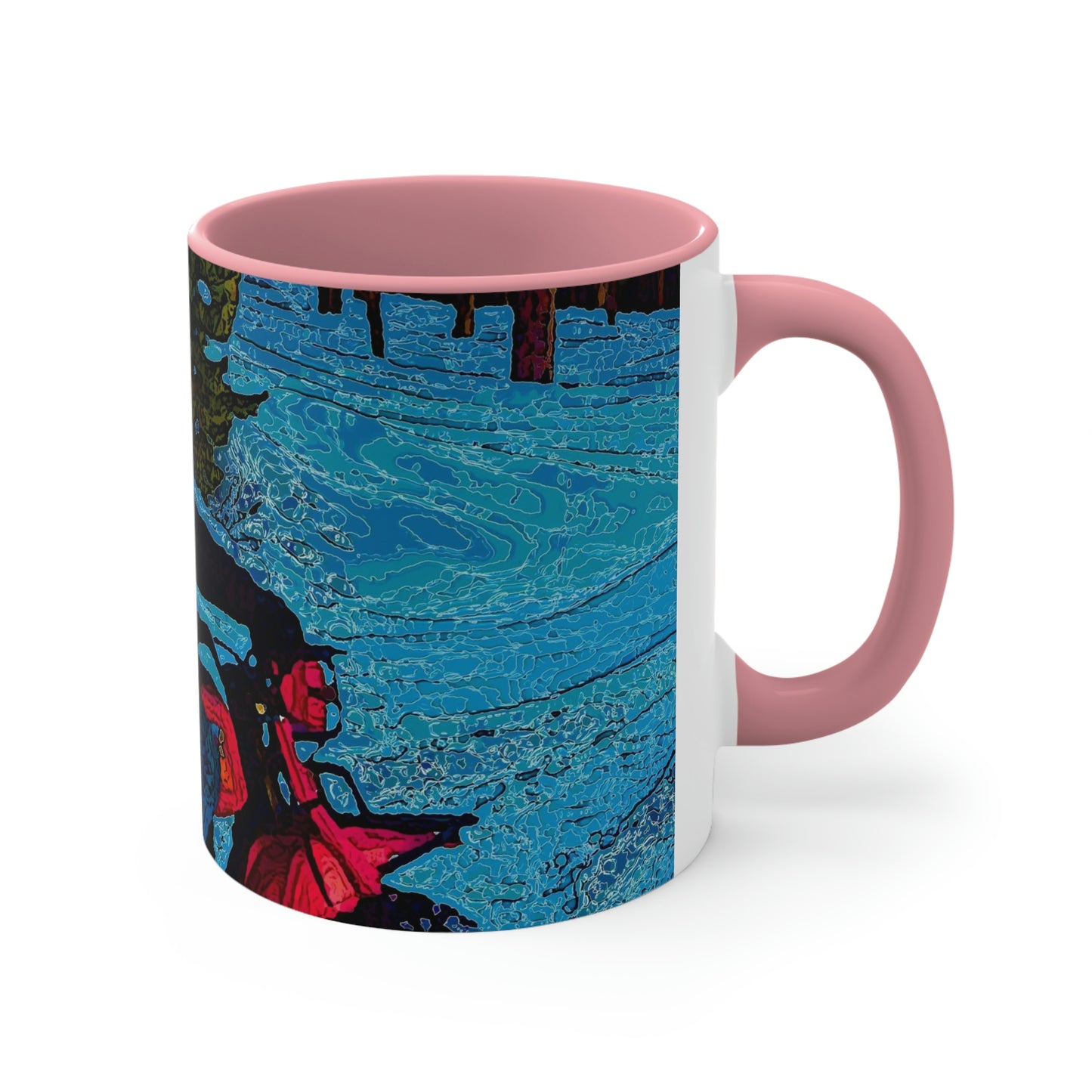 Accent Coffee Mug, 11oz ... There's 2-Wheelin ... There's 4-Wheelin ... 'And-Of-Course' ... "There's 3-Wheelin-In-The-Snow" ...  Original Works ...