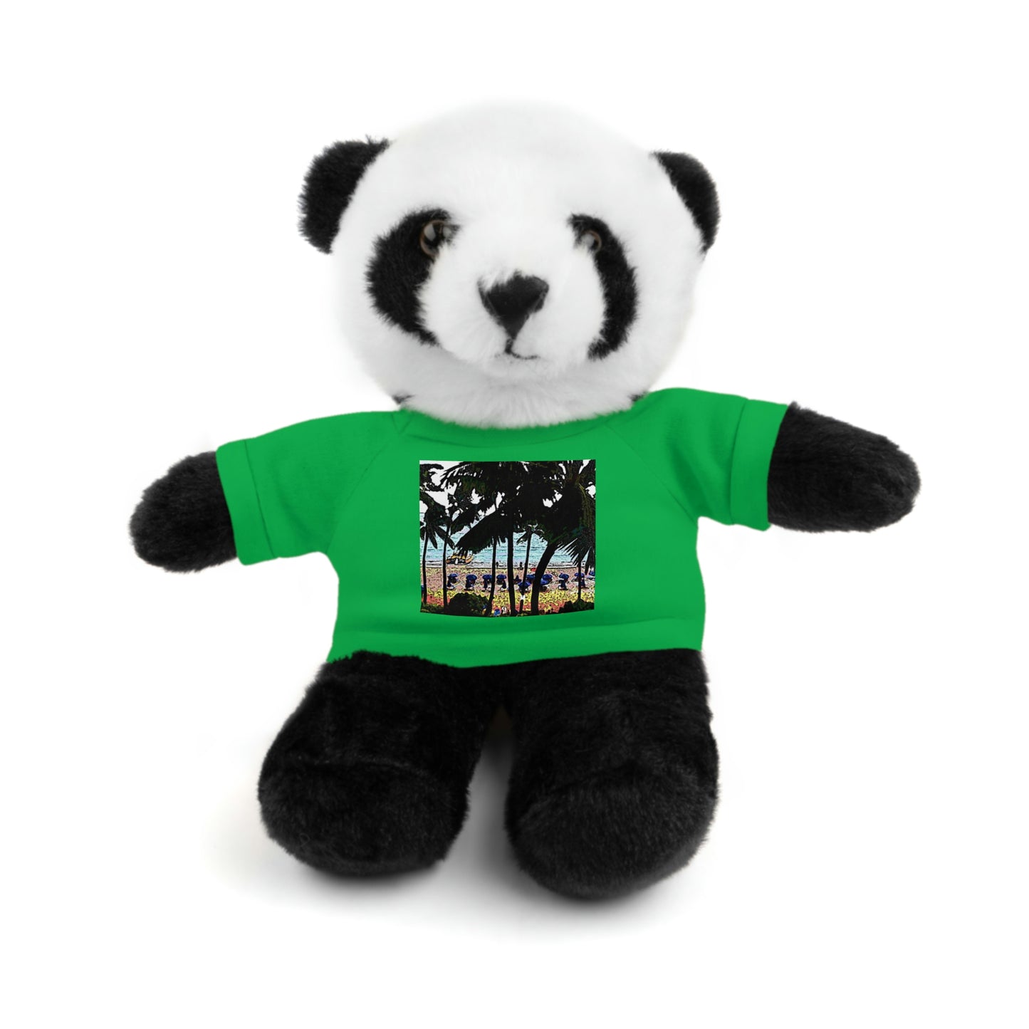 Stuffed Animals with Tee ... "A Beautiful Beach Amongst The Palms" ... The Outrigger Waikiki, Honolulu, Oahu ... Original Works ...