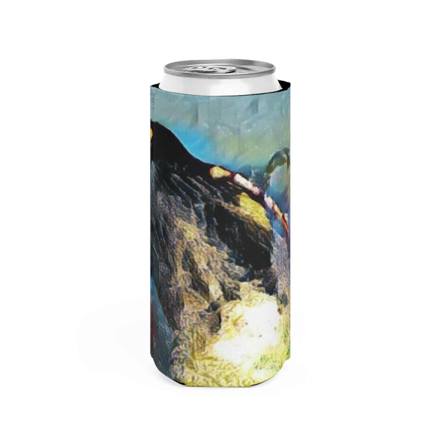 Slim Can Cooler ... An Extraordinary Humpback Breach ... 'With Explosive Energy' ... Family Archives (KPH) ... Circa: 21st Century. Maui, HI ... Original Works ...