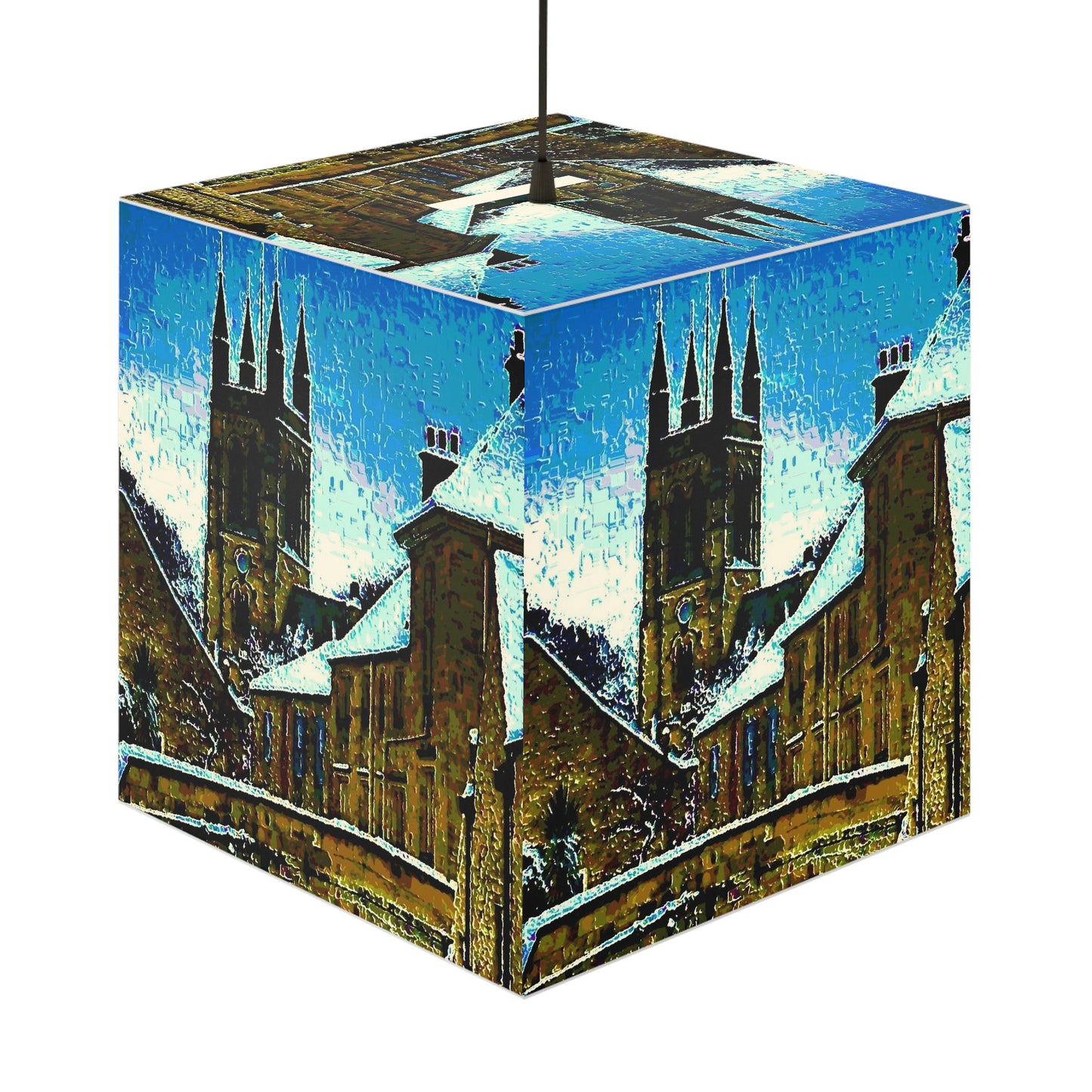 Light Cube Lamp ... Walikng The Streets & Alleys ... 'Strolling The Canals ... '  ... Original Works  ...