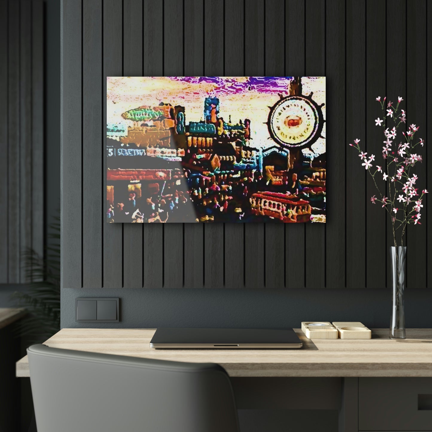 Acrylic Prints ... "No.9 Fishermen's Grotto - Fishermen's Wharf, SF, California" ... Family Archives: 1970's ... Original Works ...