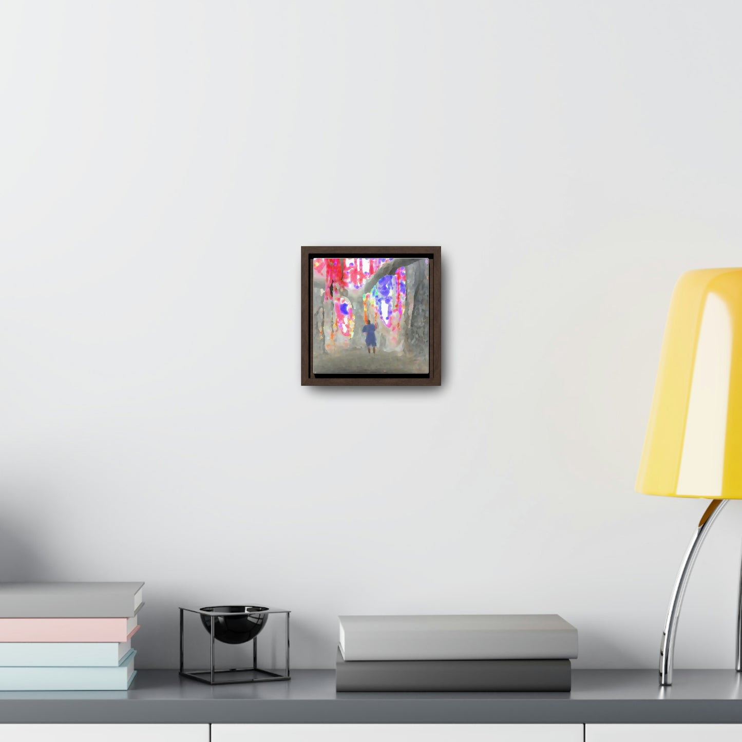 Gallery Canvas Wraps, Square Frame ... 'More' ... Jesuit Philosophy ... "In The Polynesian Banyans ..."