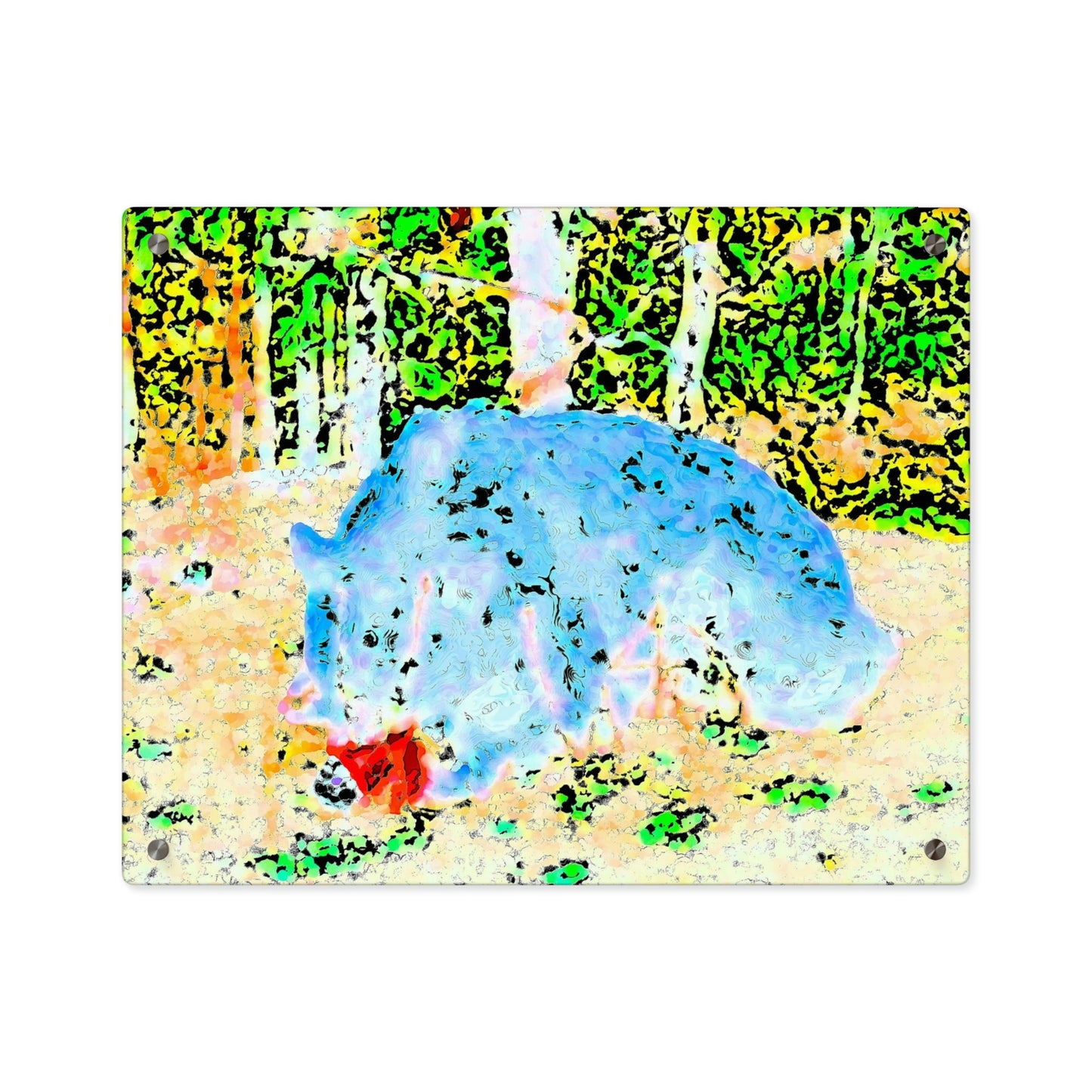 Acrylic Wall Art Panels ... RCY: "Rhett Creek Yogi ... '500 Lbs Of Autumn Season Hunger' ..."  ... September 2022 ... Central Idaho ... Original Works ...