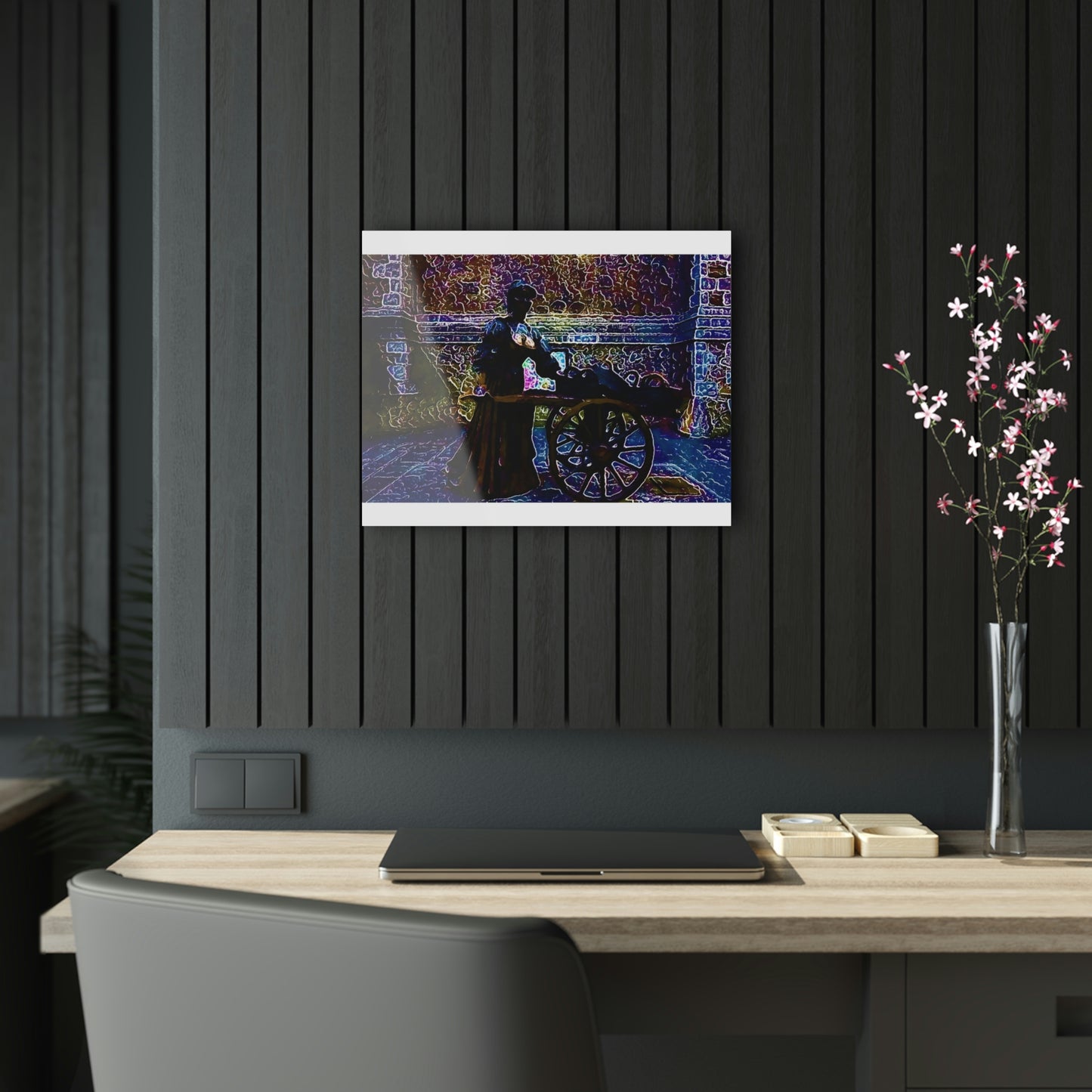 Acrylic Prints ... Dublin's "Molly Malone Along Grafton Street" ... Cryin' Cockels & Muscles Alive-Alive-Oh ... Circa 2003 ... Original Works ...