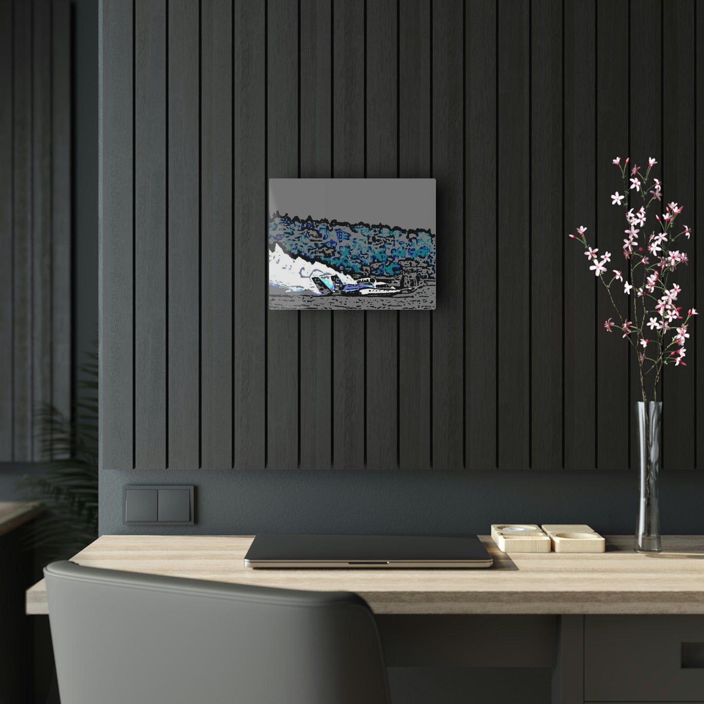 Acrylic Prints ... Seattle Columbia Cup On Lake Washington ... "Dave Wilcox Heads For The Win" ... Associate Gift-Photo ... Original Works ...
