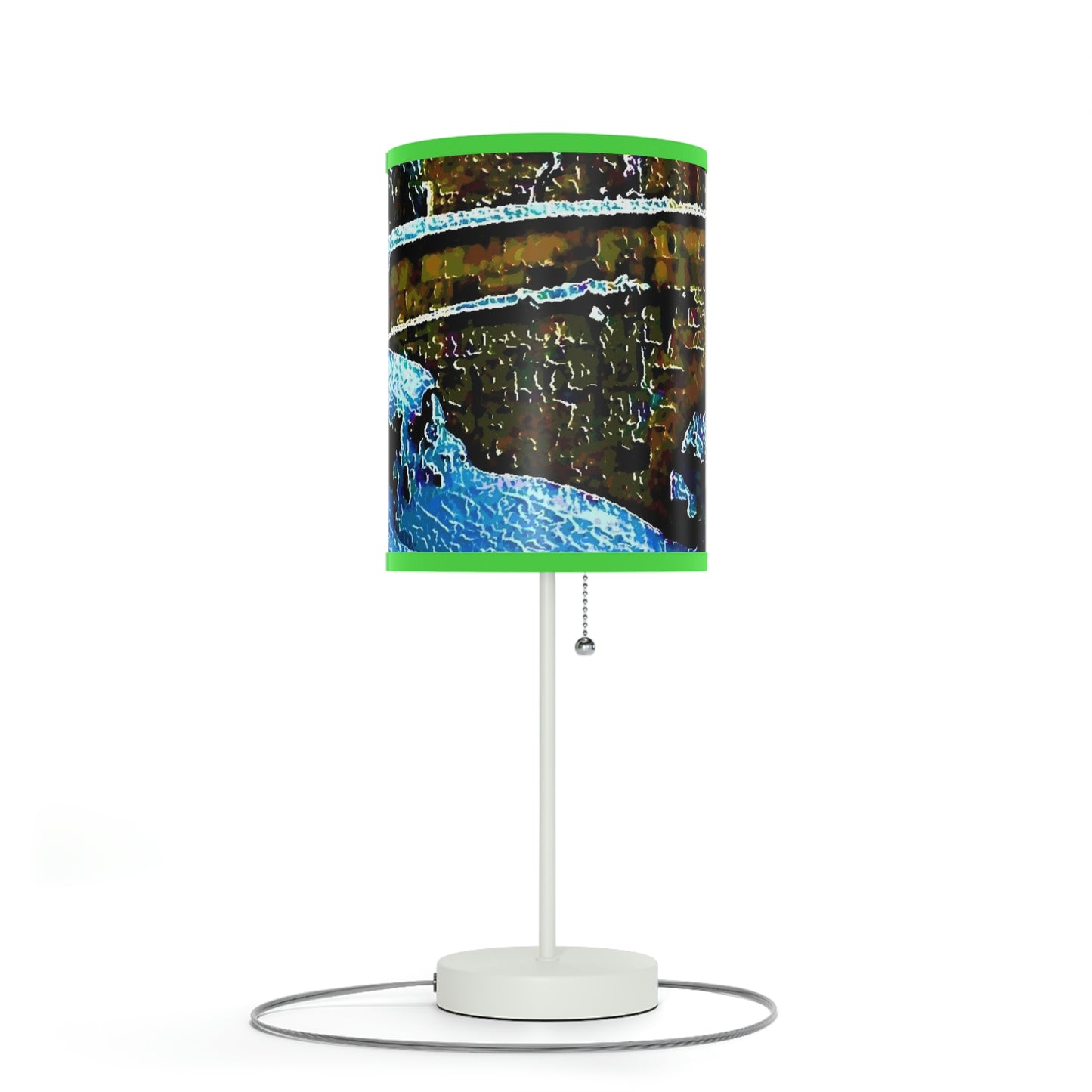 Lamp on a Stand, US|CA plug ... Walikng The Streets & Alleys ... 'Strolling The Canals ... '  ... Original Works  ...