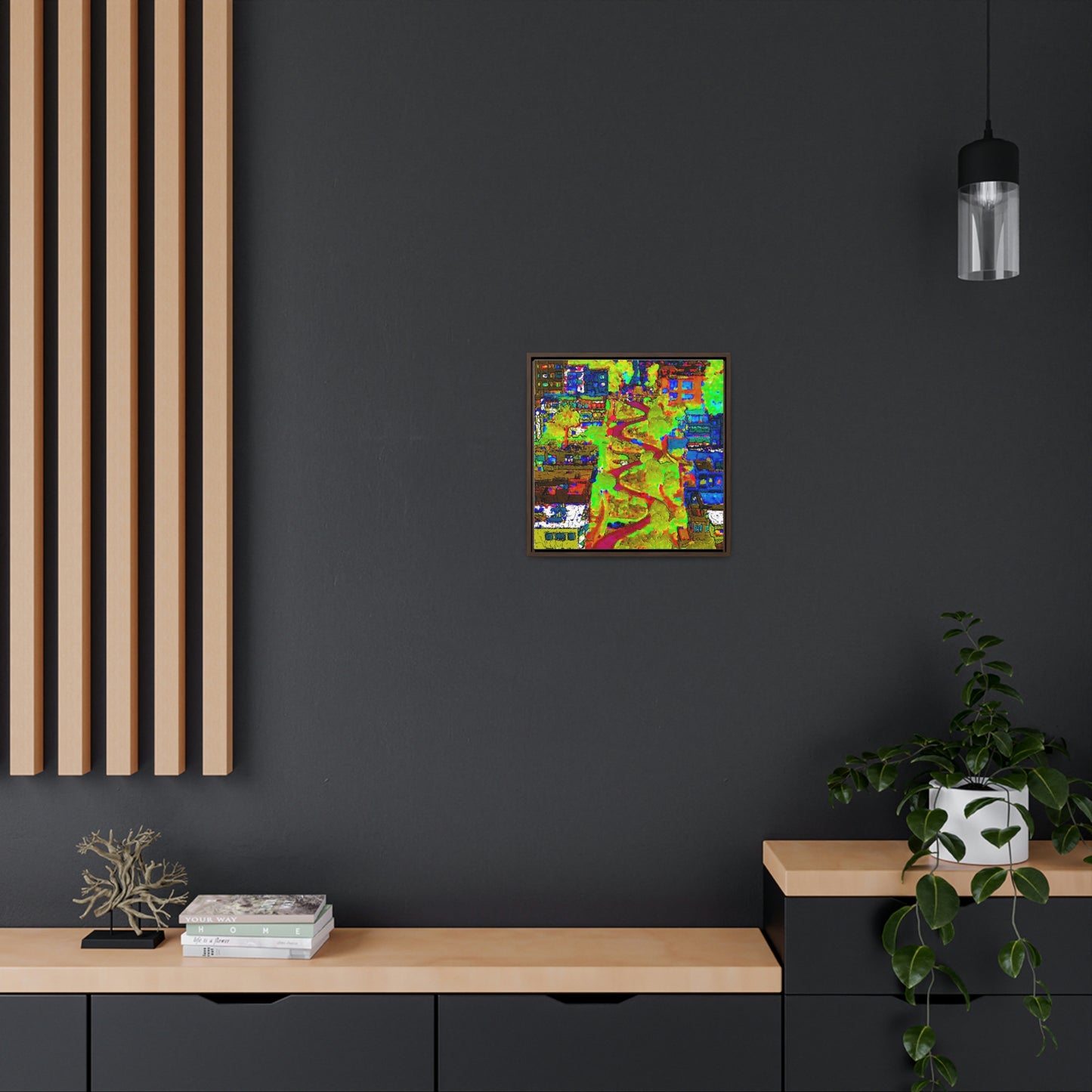 Gallery Canvas Wraps, Square Frame ... A Crazy Street ... 'Eight Winding Curve-Switchbacks' ... "Lombard Street, San Francisco, CA' ... Family Archives: 1970's ... Original Works ...