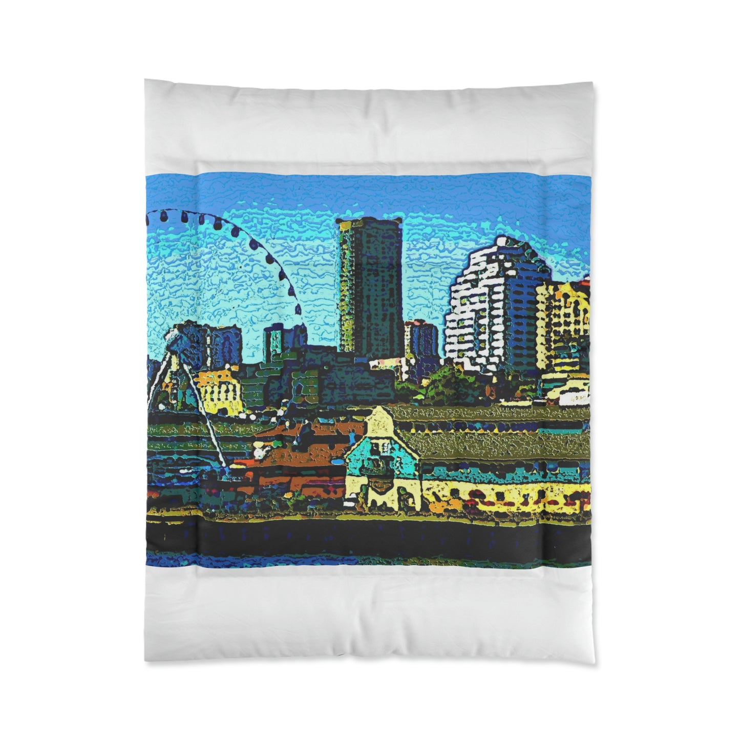 Comforter ... That Classic Wheel ... 'Seattle's Wheel' ... & An Old Classic Waterside Vendors ...  'Family Archives' ... Original Works ...