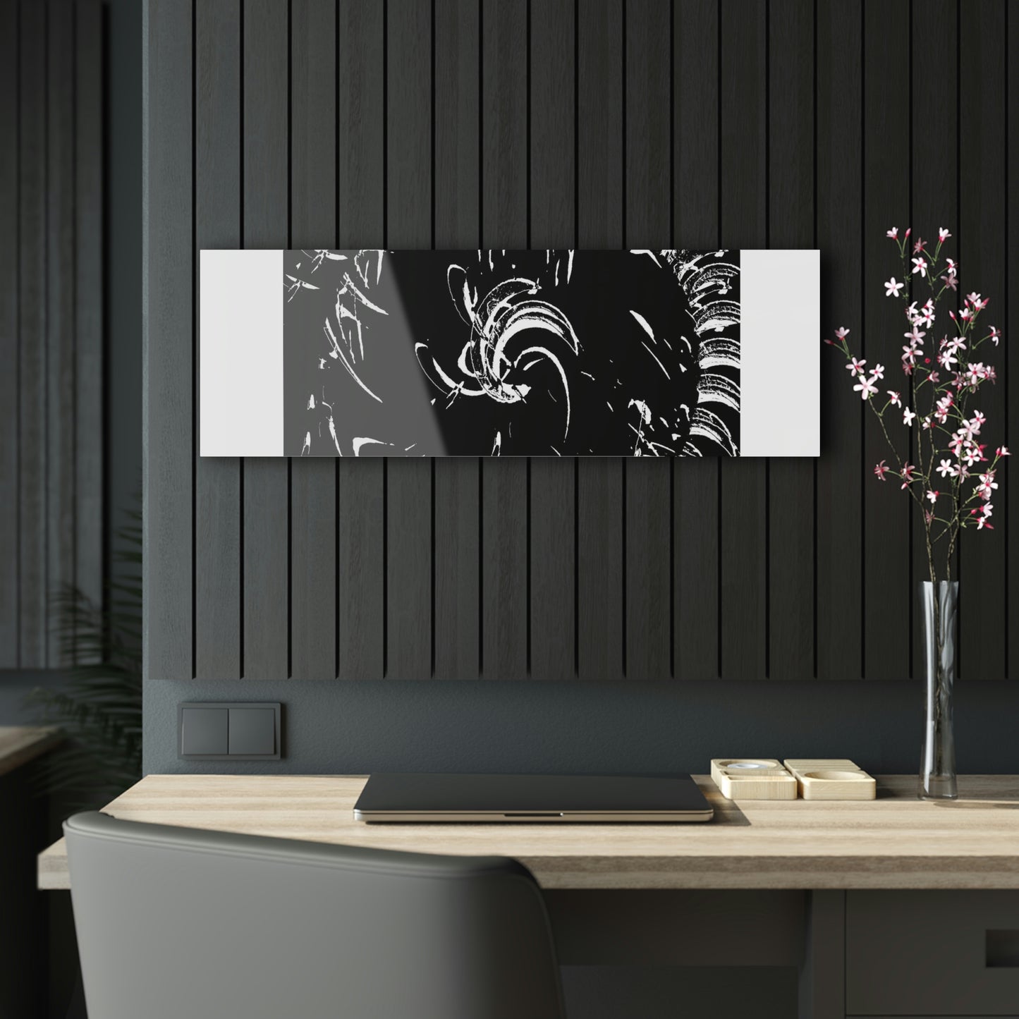 Acrylic Prints ... "Waning Moon" ... Central Idaho ... October 2022 ... Rendering Time: 22 Hours ... Original Works ...