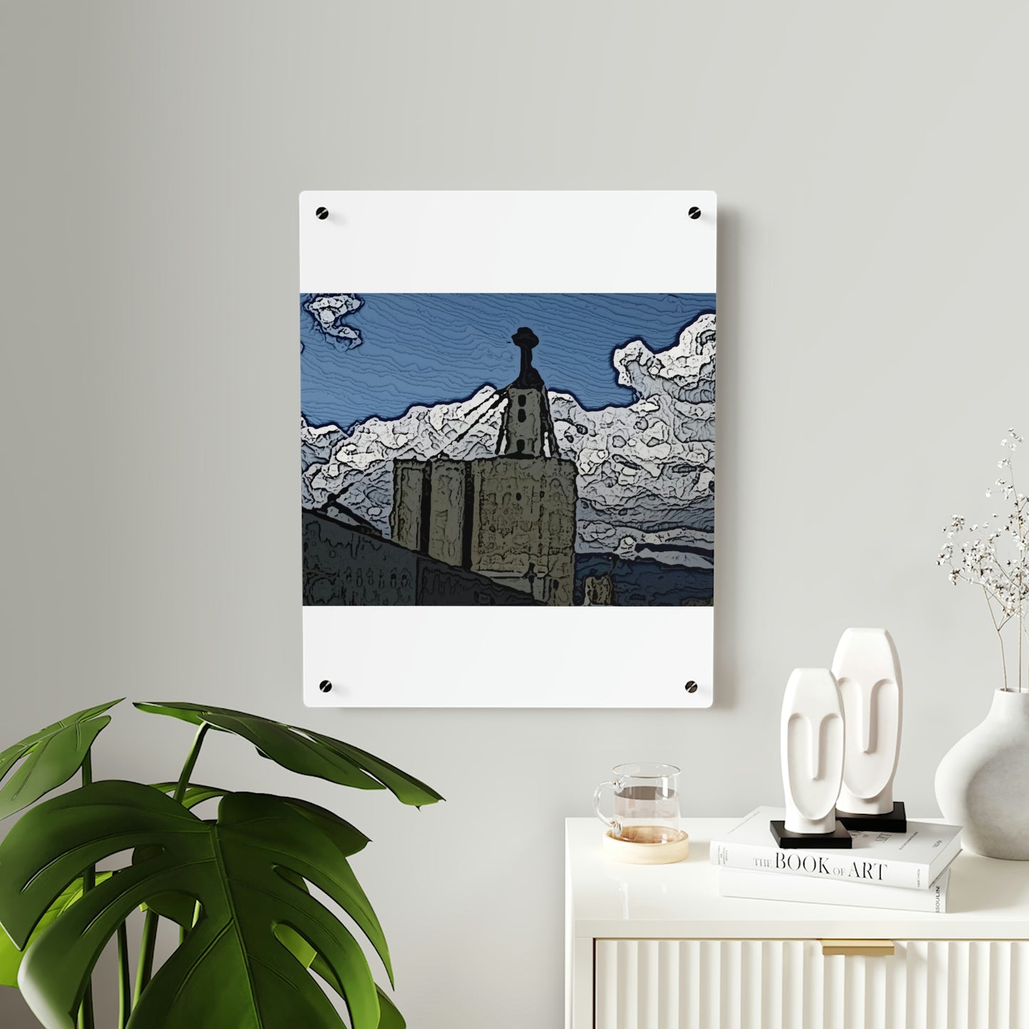 Acrylic Wall Art Panels ... "ICP: Idaho County Propane ... 'Production Facilities Grangeville, Idaho' ... "  Original Works: Rendering Time: 10 Hours ...