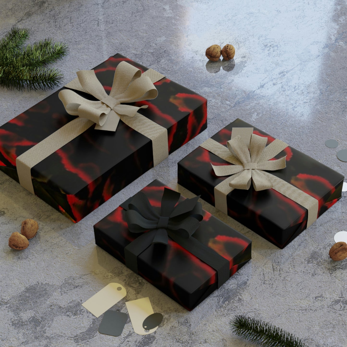 Gift Wrapping Paper Rolls, 1pc ...  "No.9 Fishermen's Grotto - Fishermen's Wharf, SF, California" ... Family Archives: 1970's ... Original Works ...
