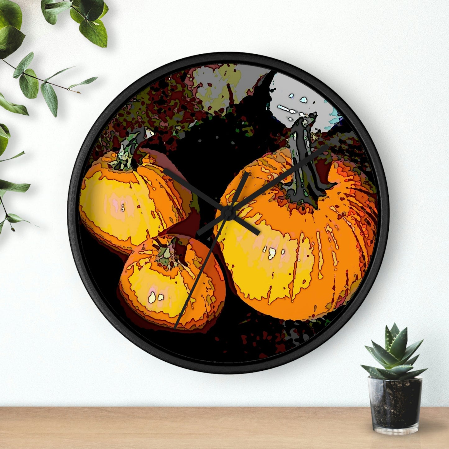 Wall clock ... "A Pumpkin Patch 'To-Keep-Track-Of'." ...