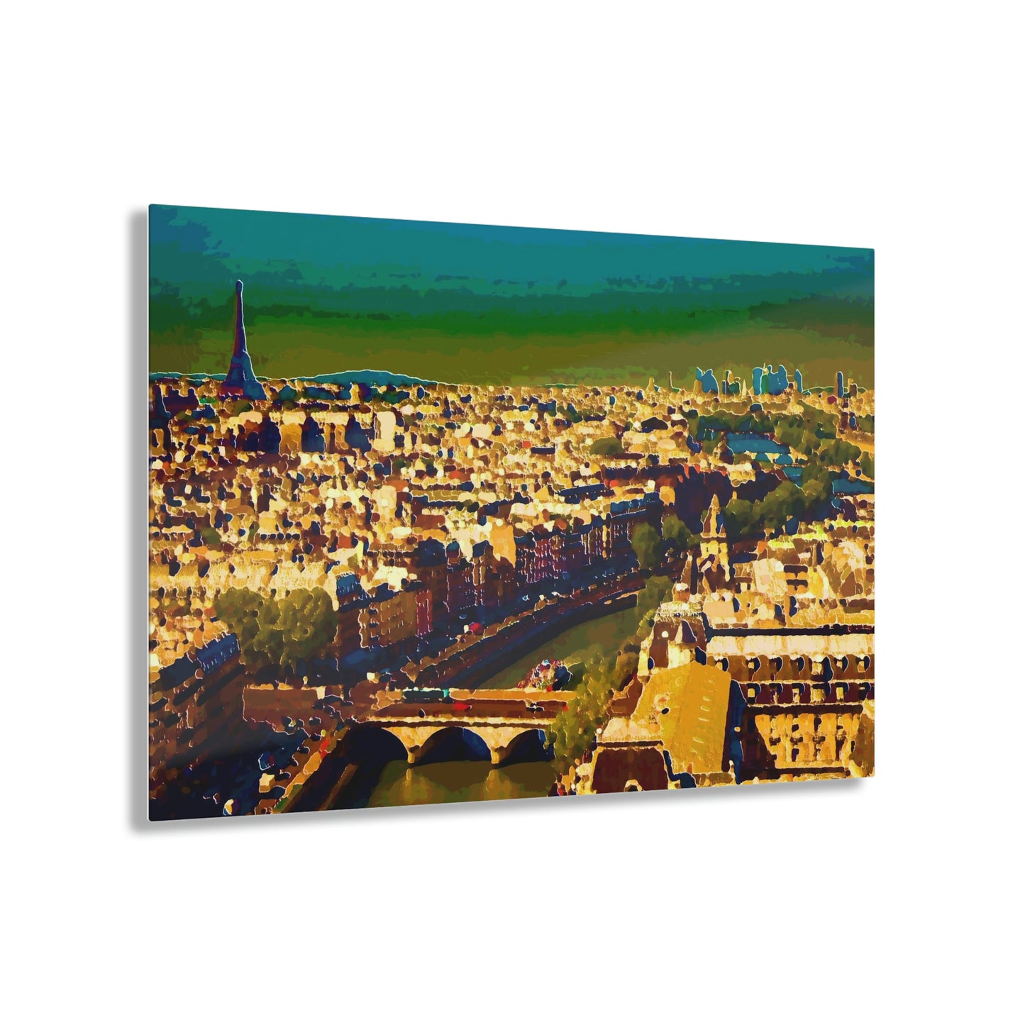 Acrylic Prints ... Au Paris ... "Along The River Seine" ... Barbara Joan Bonnel-Holt: 1972 ... Original Works ...