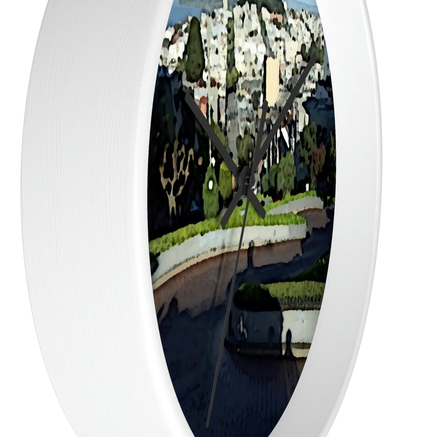 Wall clock ... "Lombard Street San Francisco, CA, USA" ... Family Archives 1970's ... Original Works ...